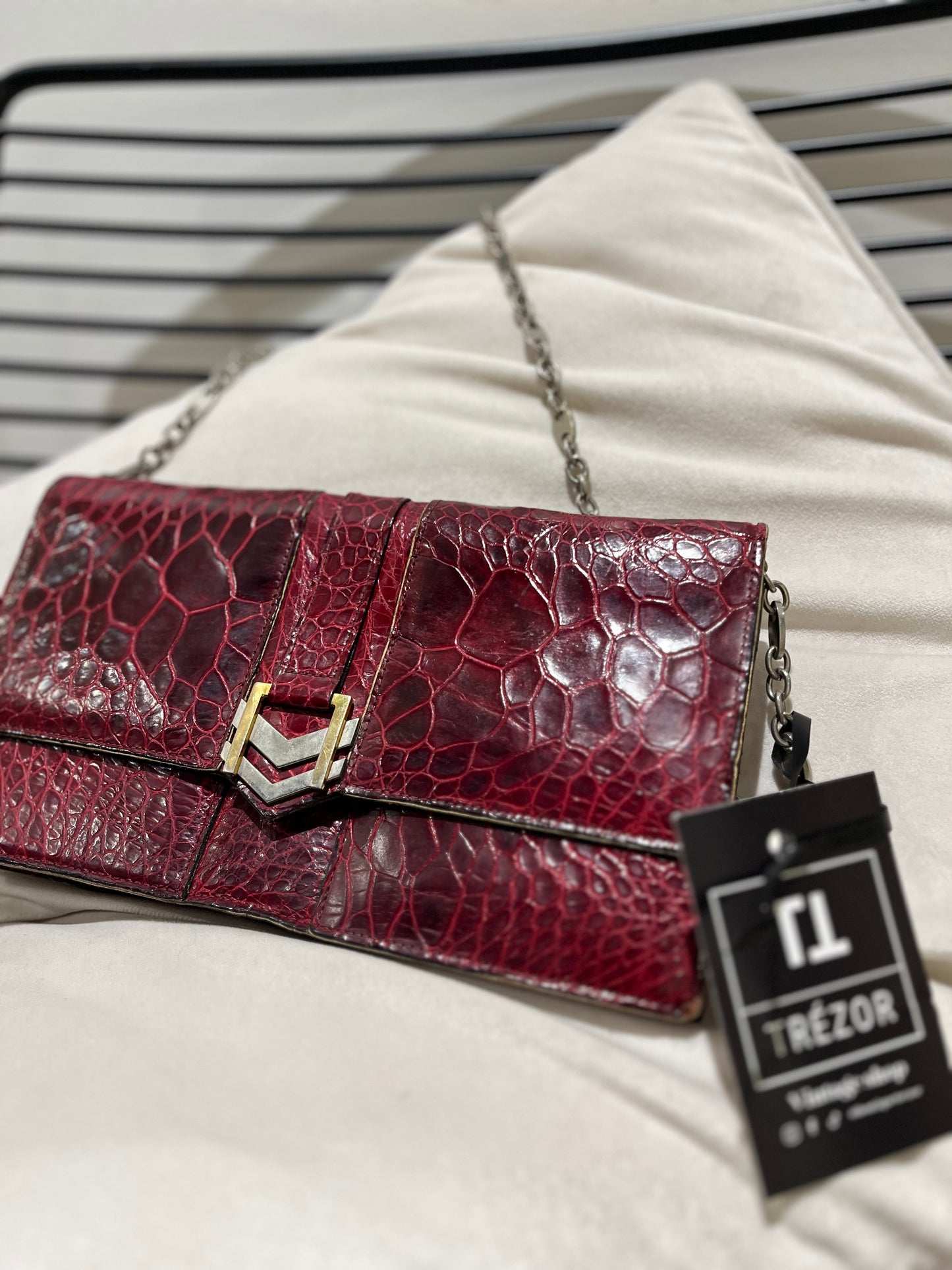 Pochette bandoulière vintage