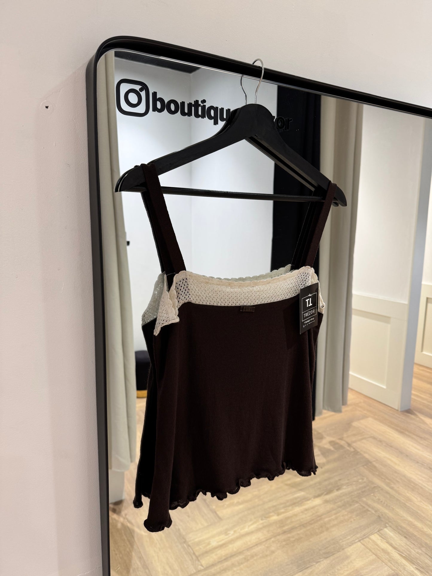 Top débardeur vintage en maille M