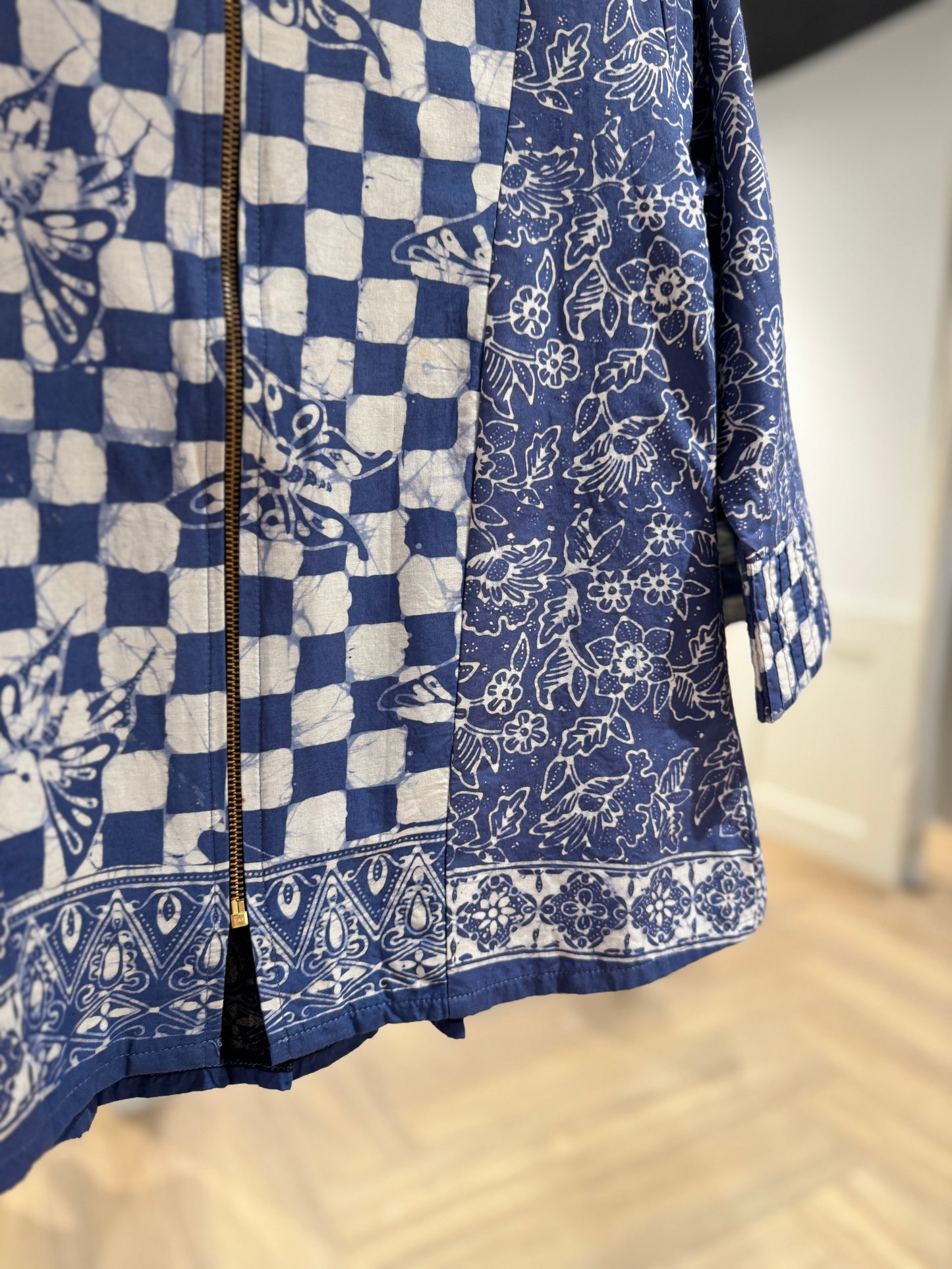 Veste vintage à motifs S