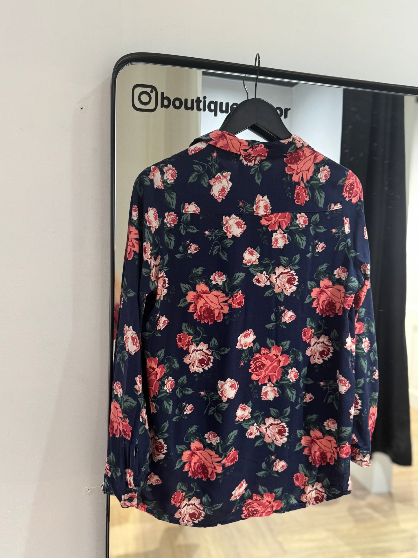 Blouse à fleurs XL