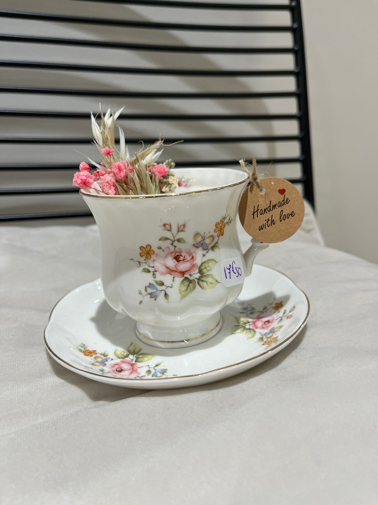 Bougie tasse vintage « Amore » Fairycandle