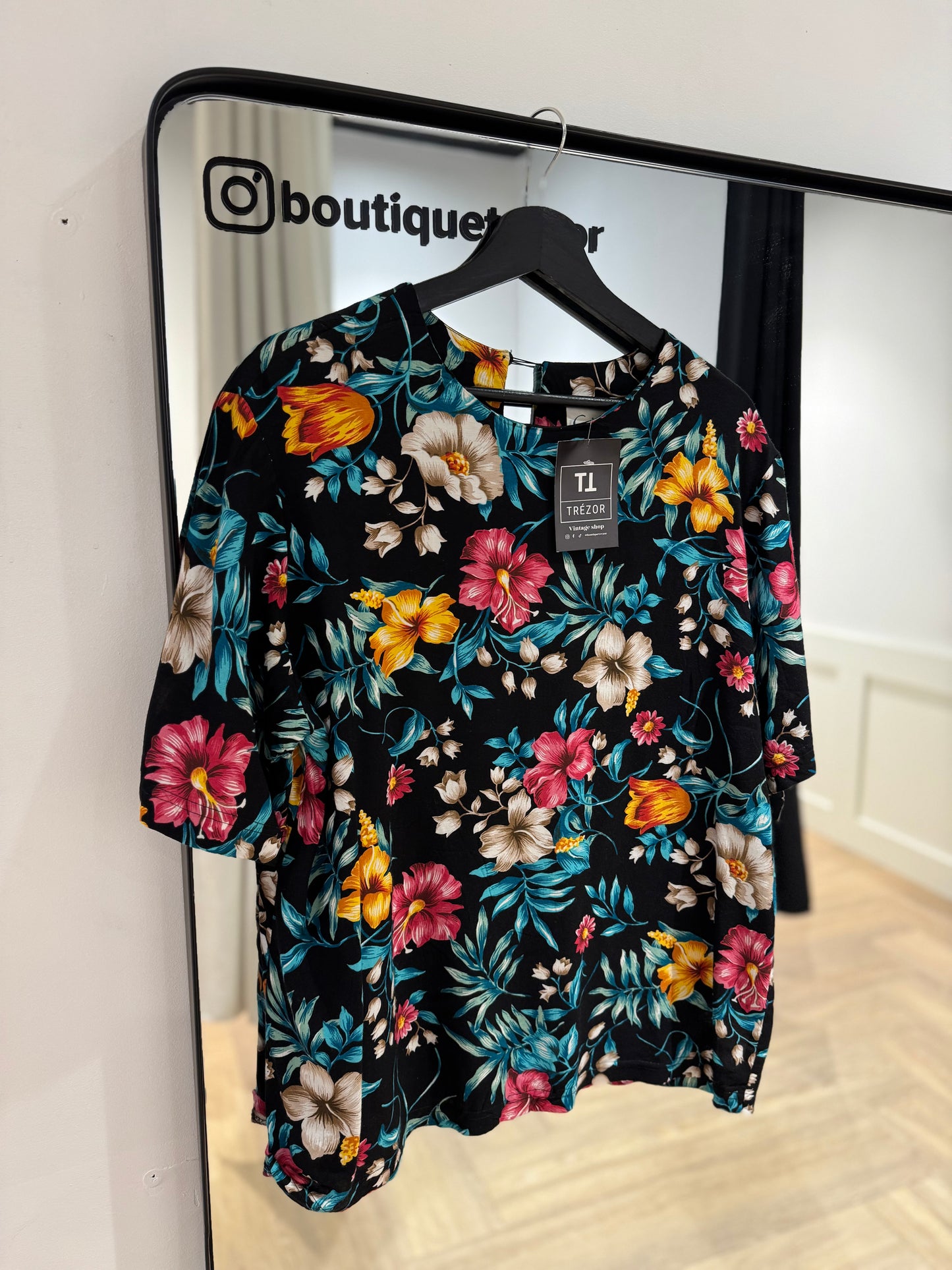 Blouse à fleurs L