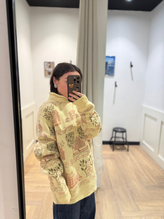 Pull d’hiver vintage L