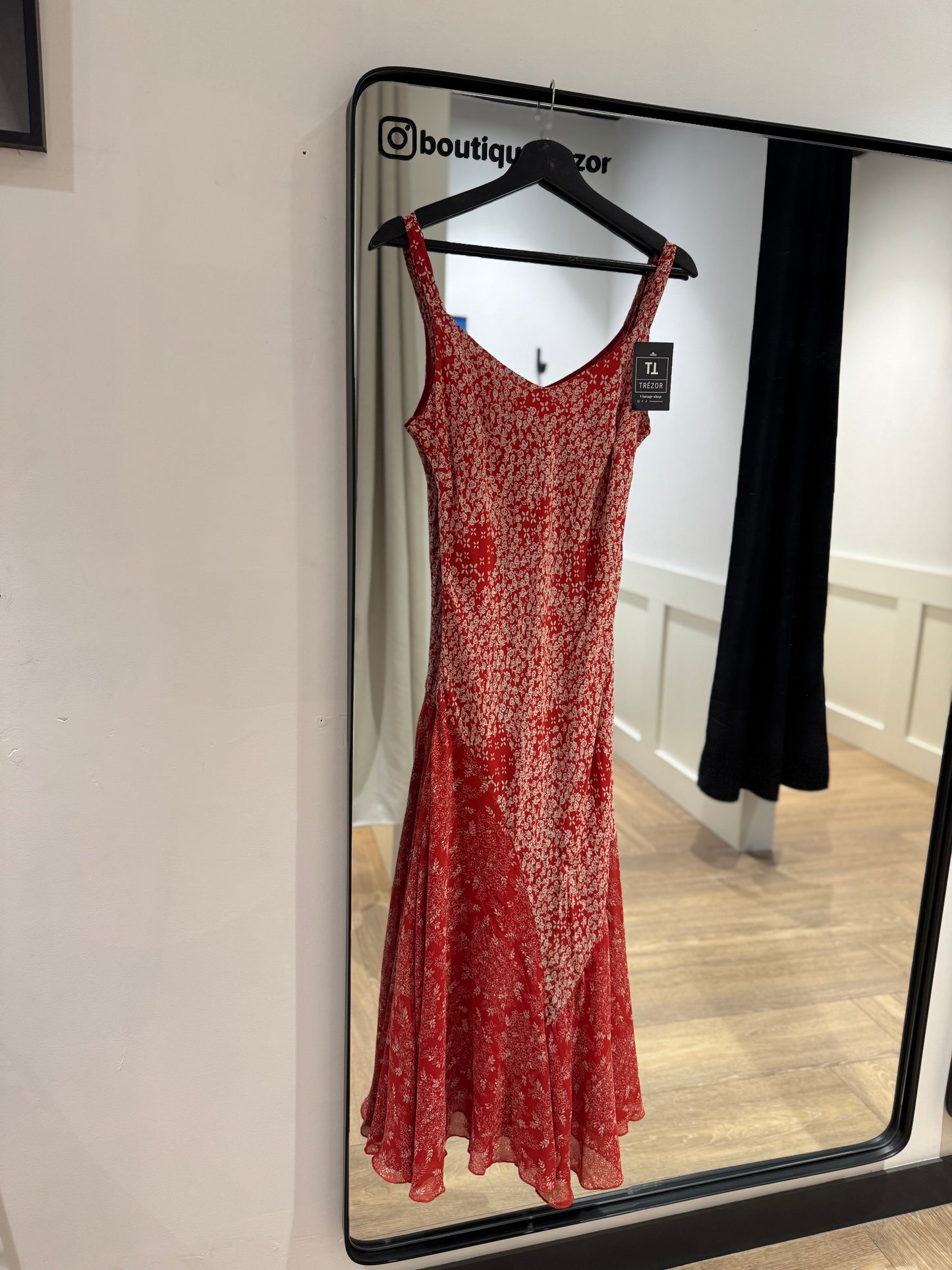 Robe longue à motifs M