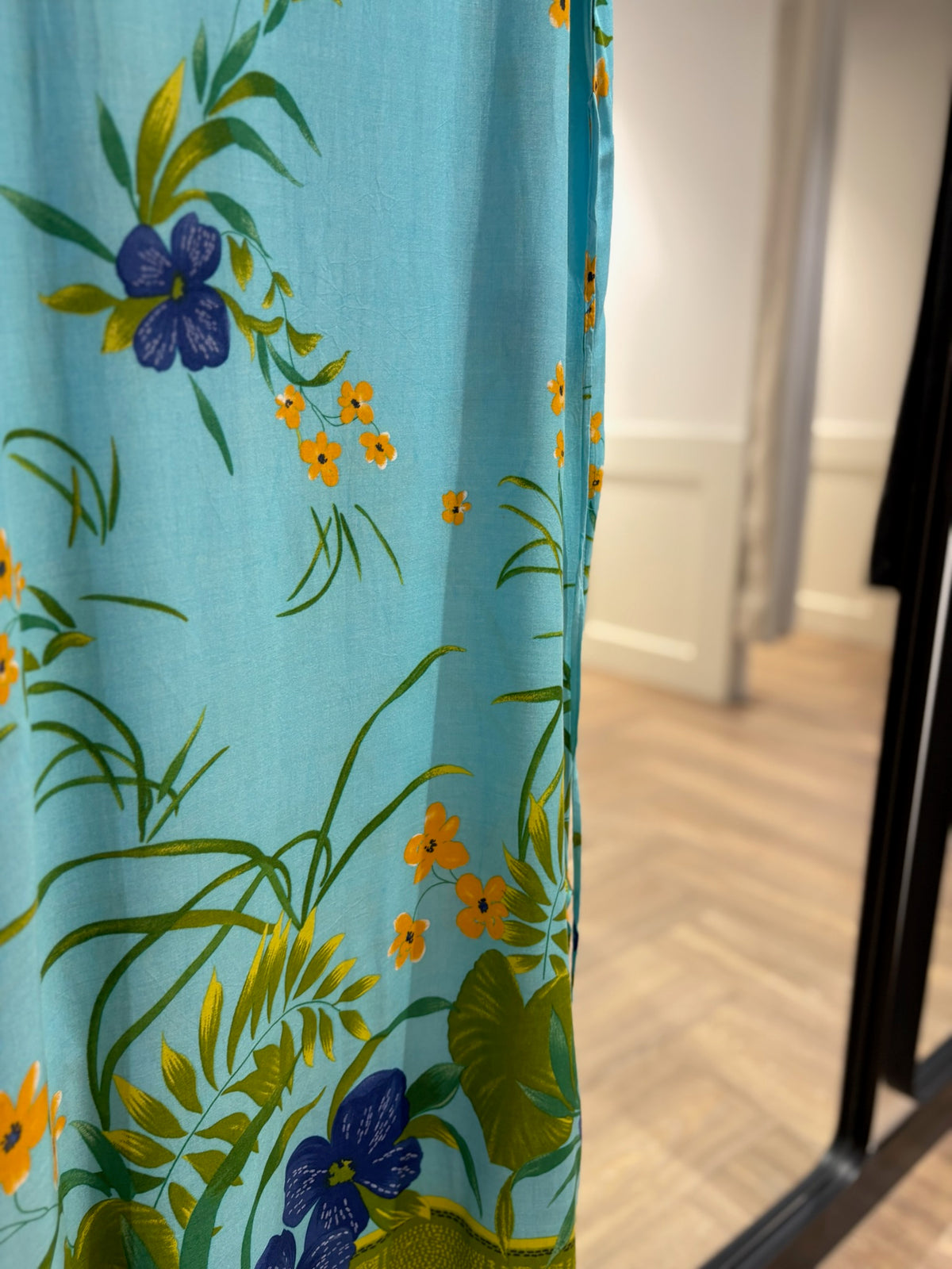 Robe longue à fleurs S