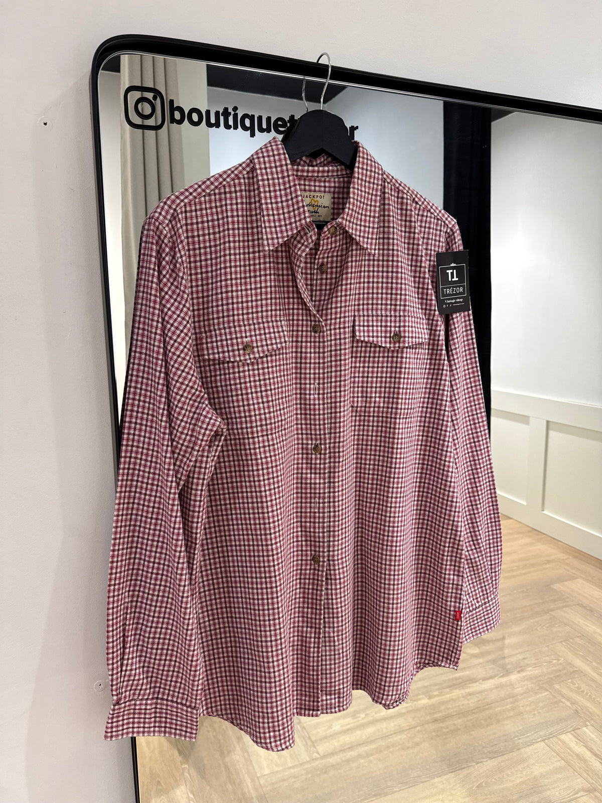 Chemise à carreaux L