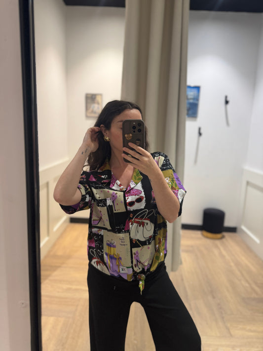 Blouse à motifs S