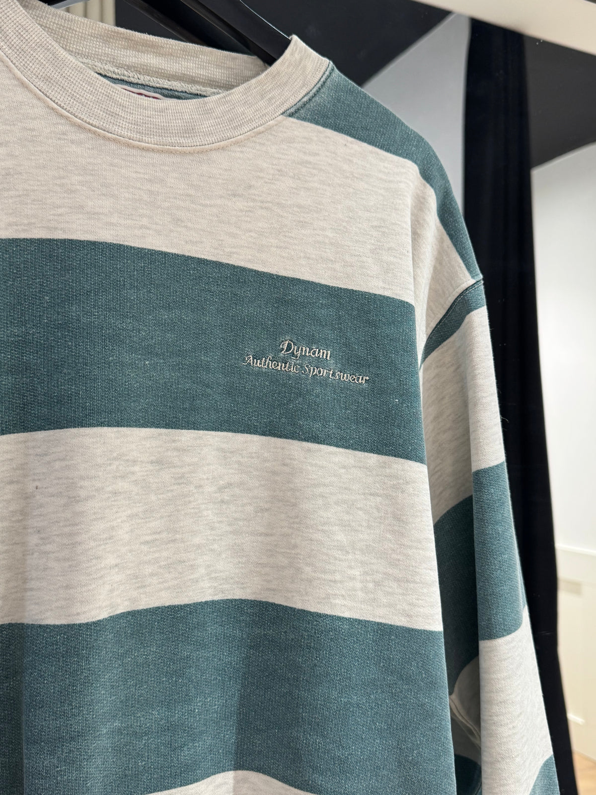Sweat vintage à rayures M