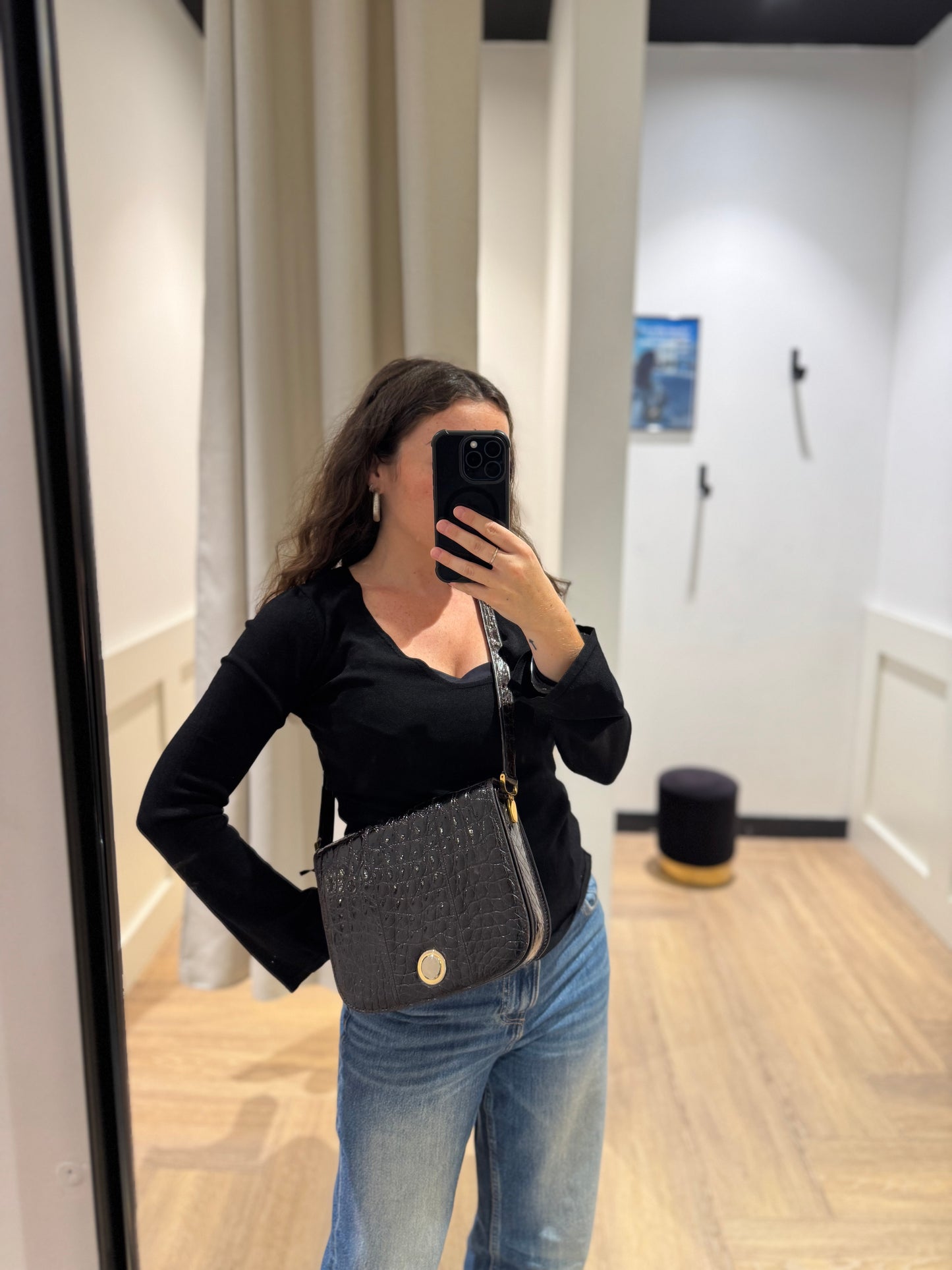 Sac à main vintage vernis