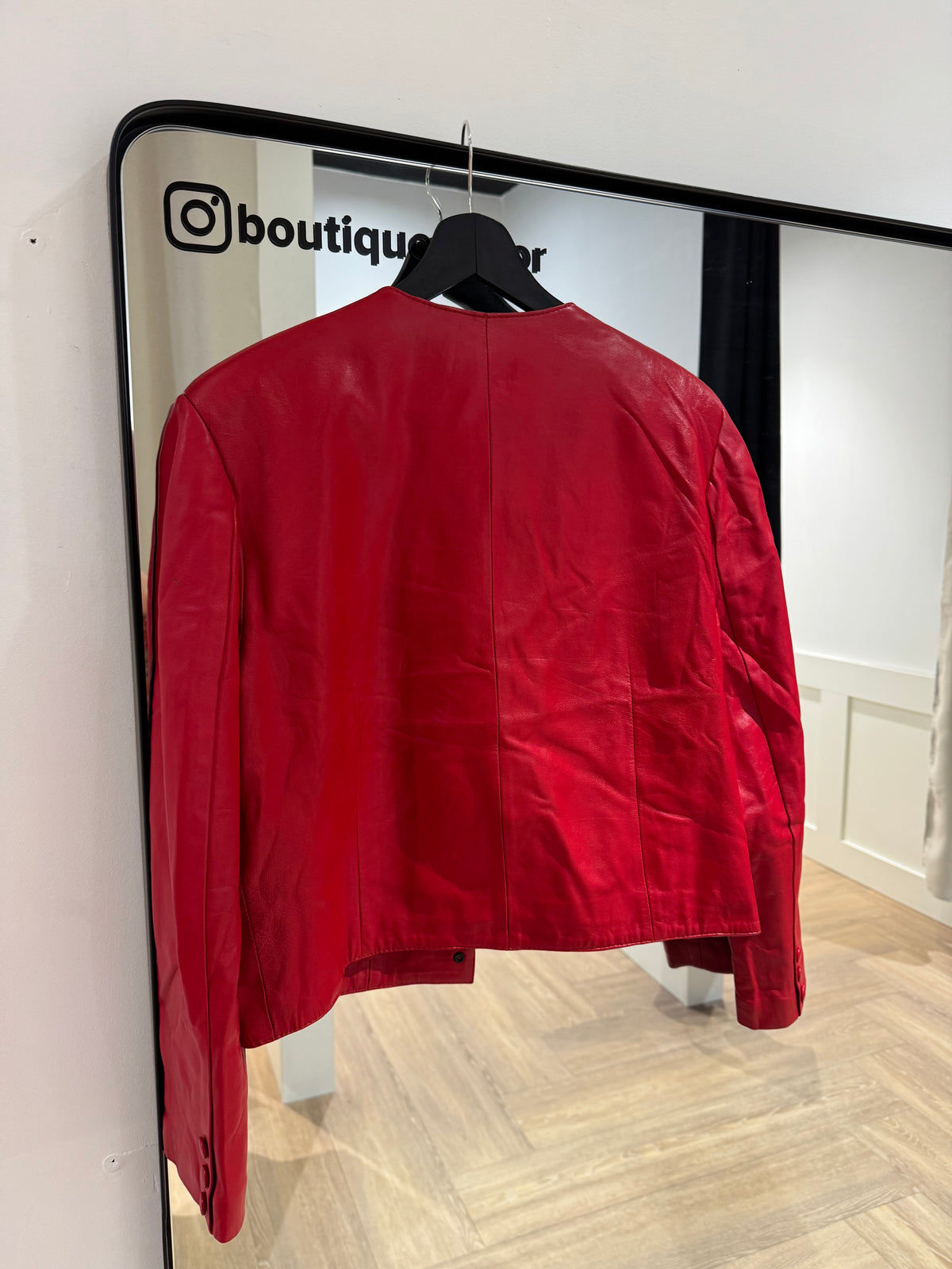 Veste en cuir vintage L