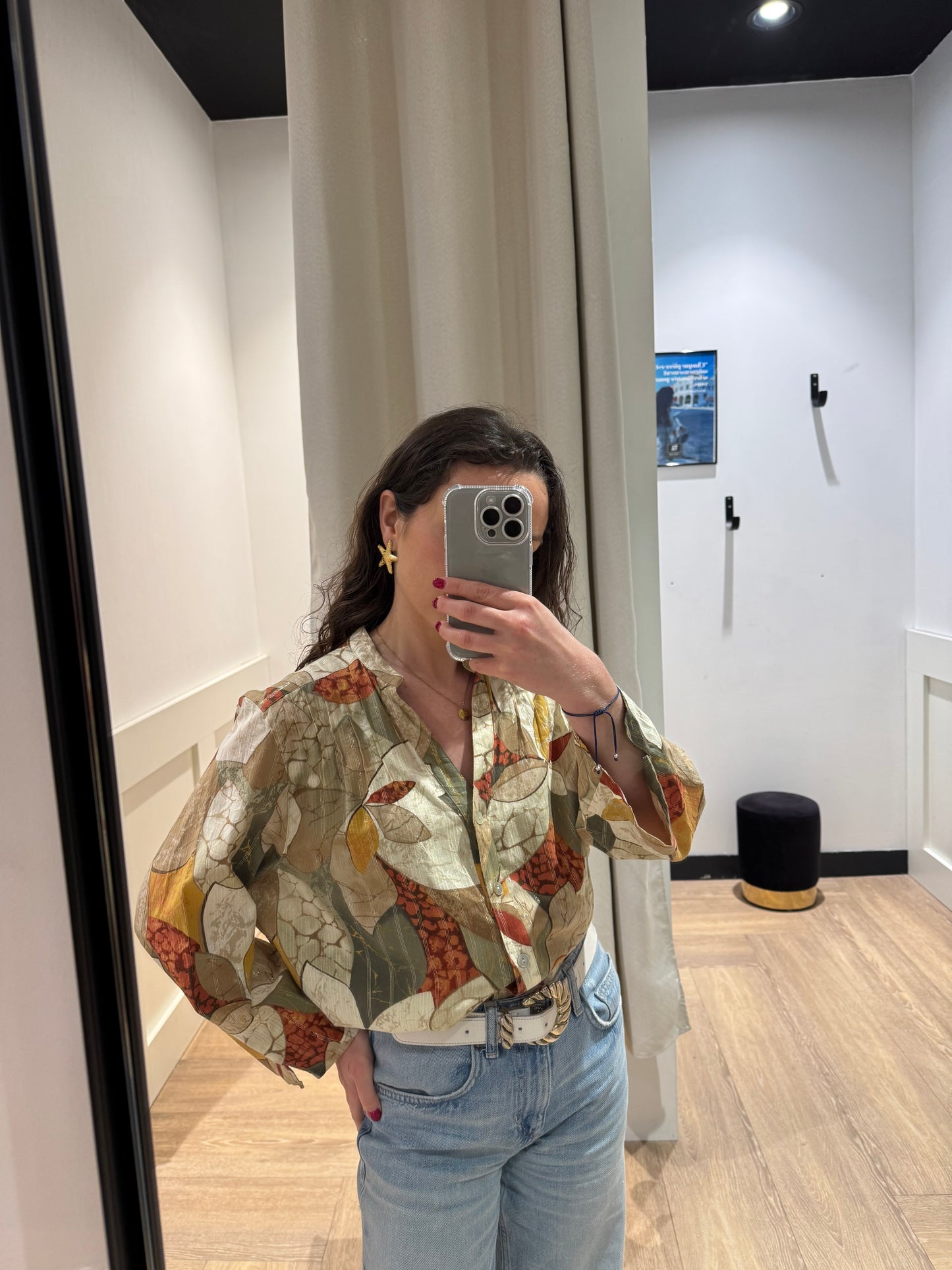 Blouse légère à motifs L