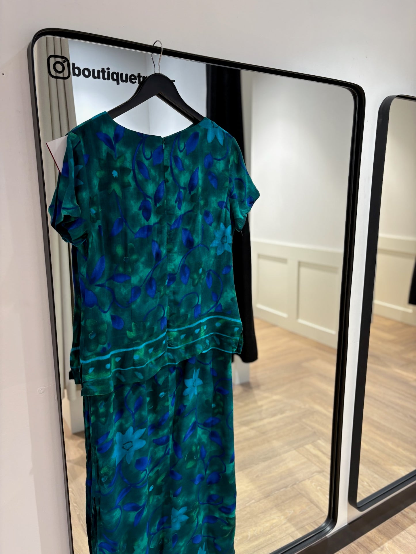 Robe à fleurs vintage M
