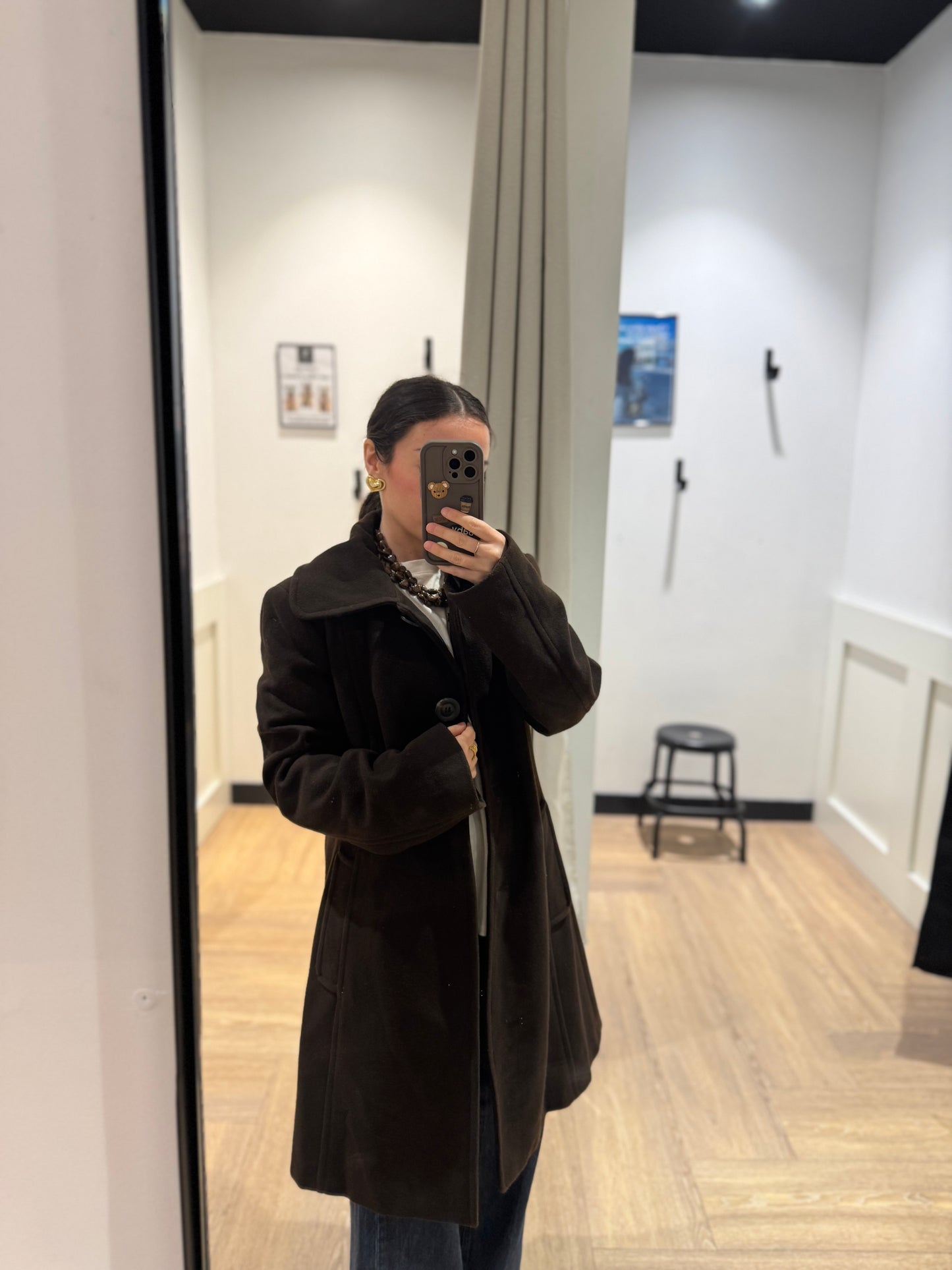 Manteau Benetton marron M