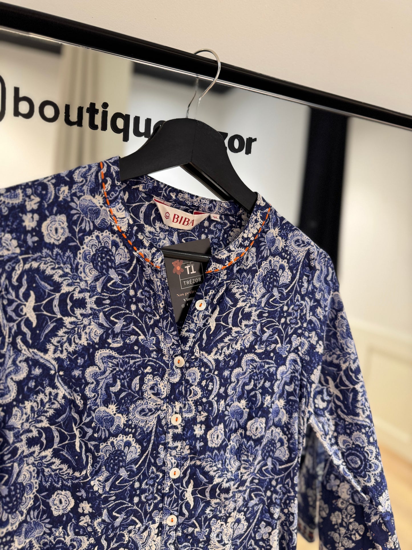 Robe longue à motifs XS