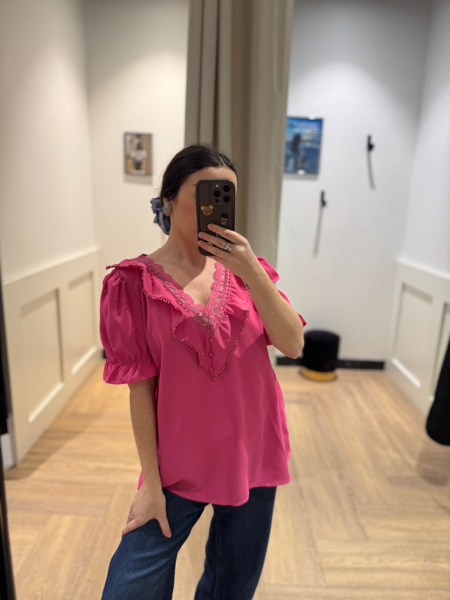Blouse à volants L