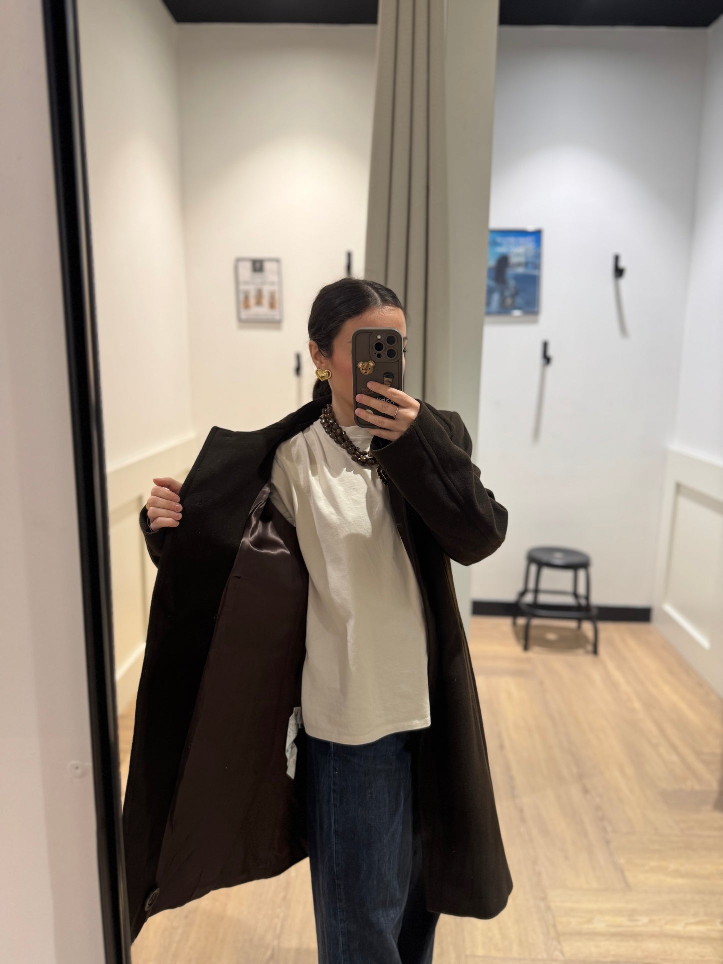 Manteau Benetton marron M
