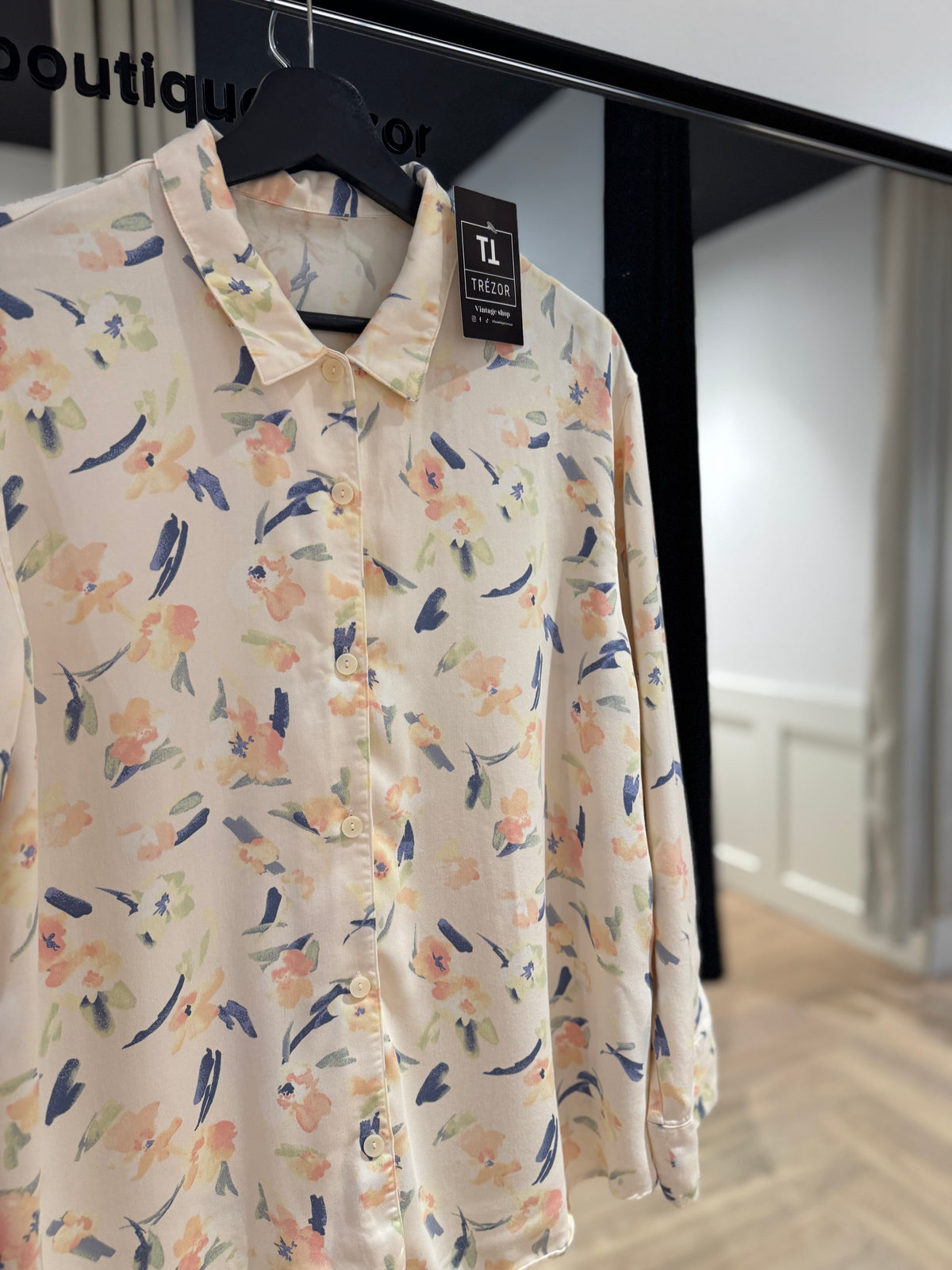 Blouse à fleurs S/M