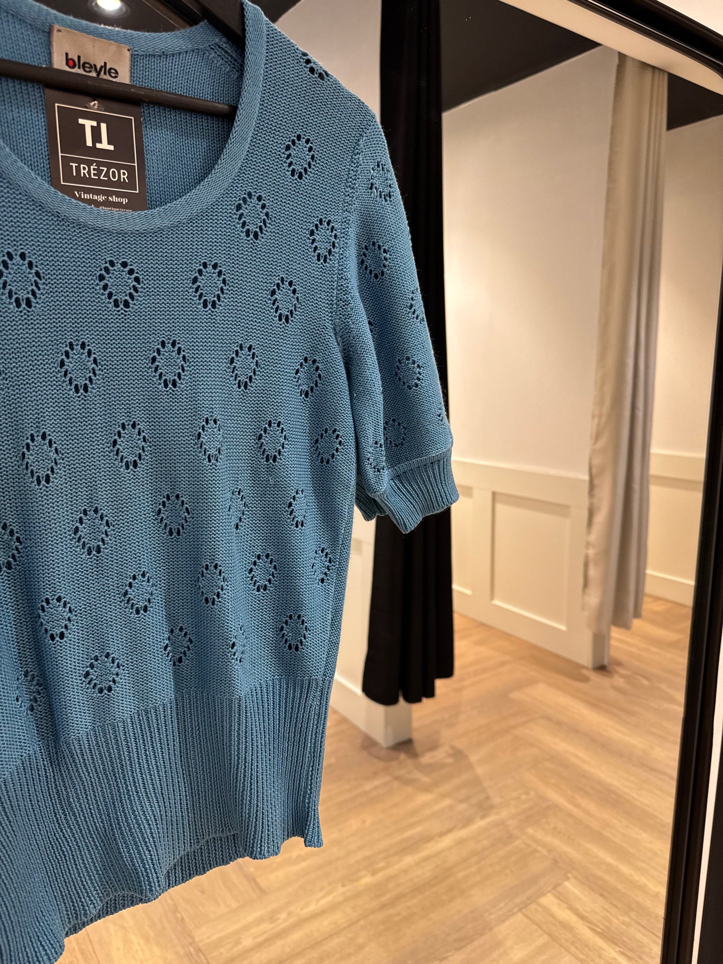 Top en maille vintage S