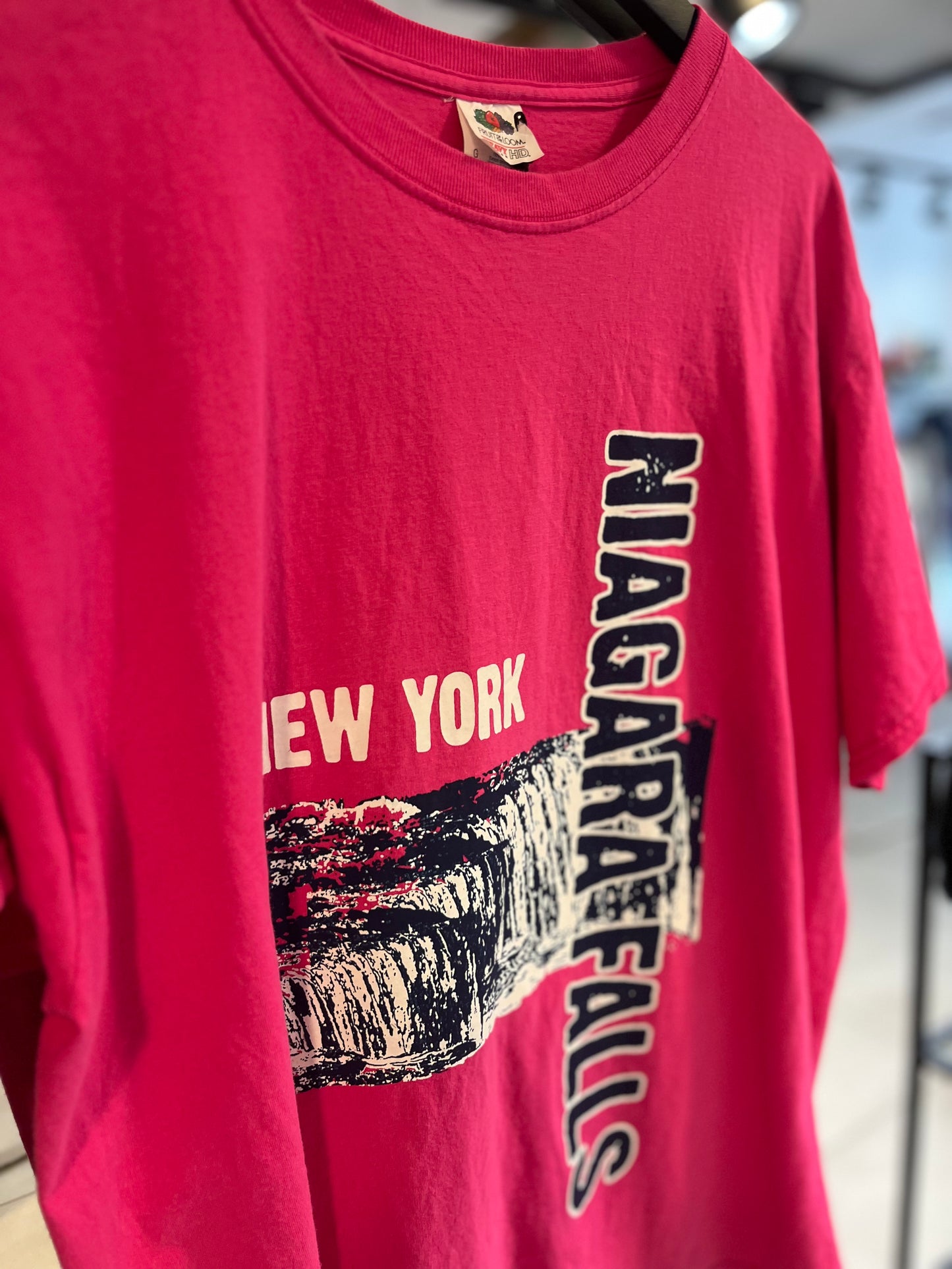 Tee-shirt rose US NiagaraFalls L