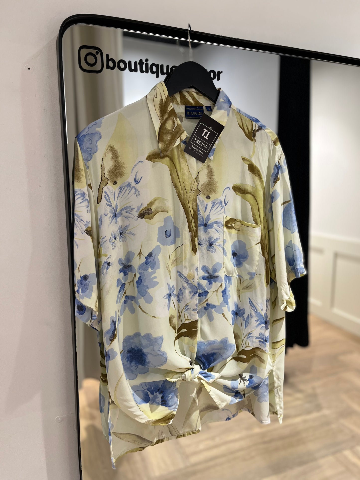 Blouse à fleurs 2XL