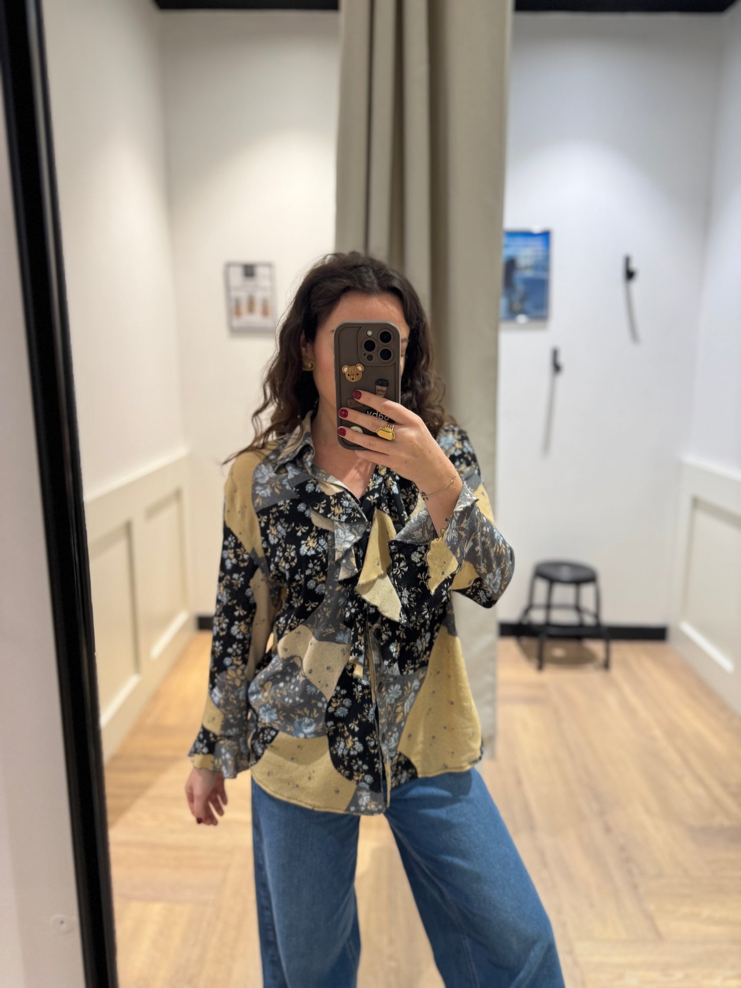 Blouse à motifs M