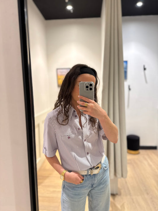Blouse à rayures S/M