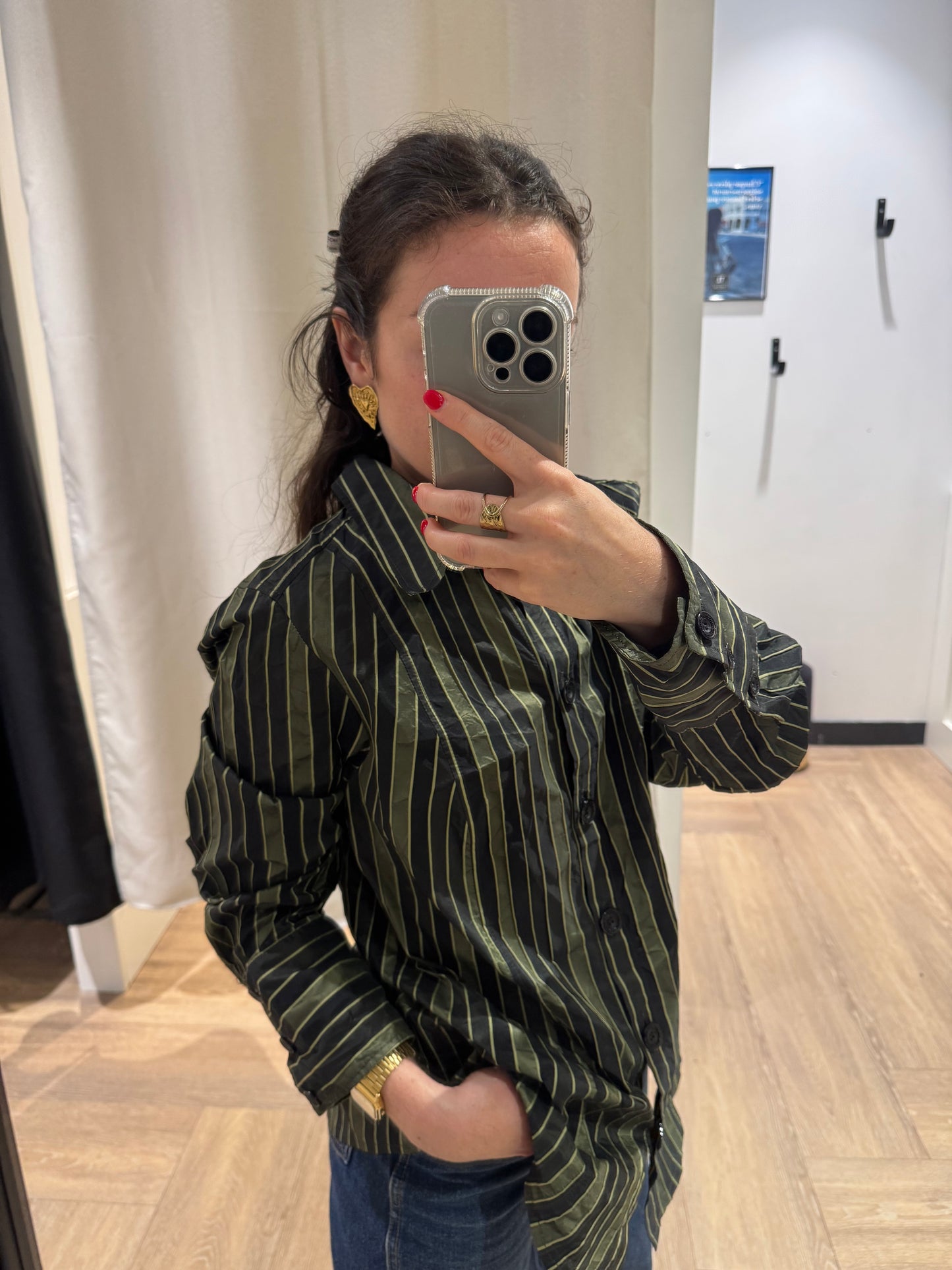 Chemisier satiné Y2K XL