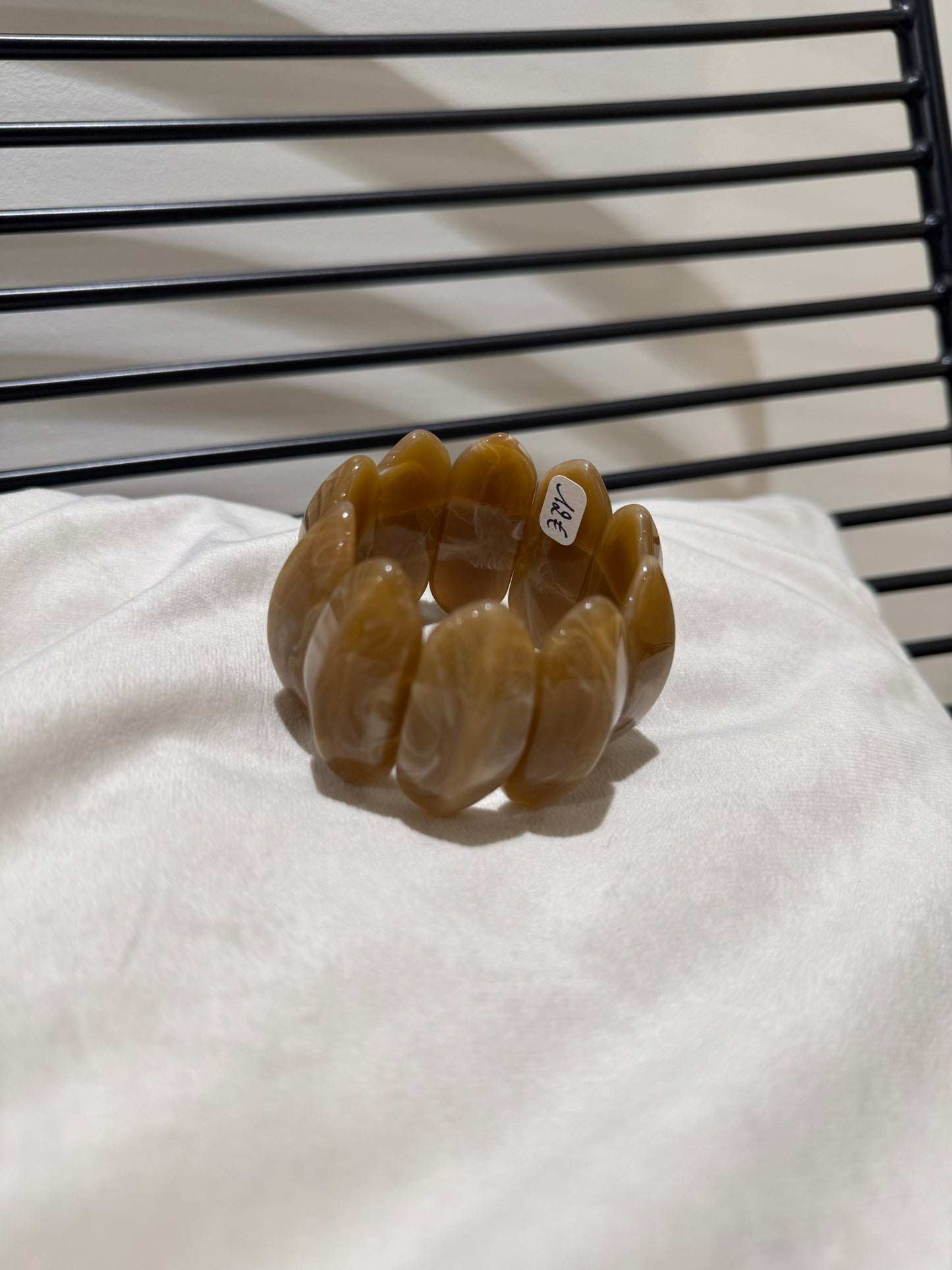 Bracelet élastique en perles acryliques