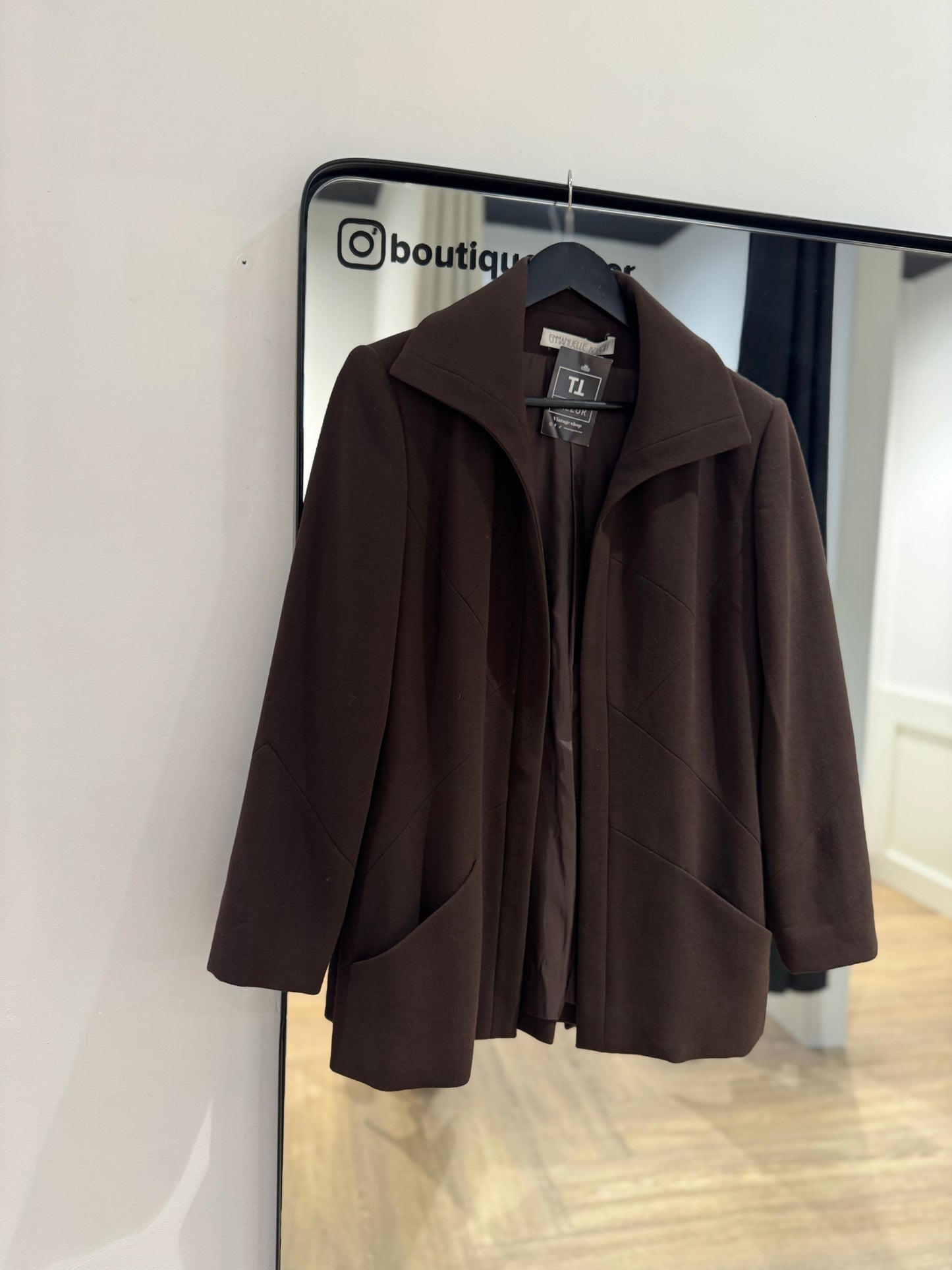 Blazer vintage marron M/L
