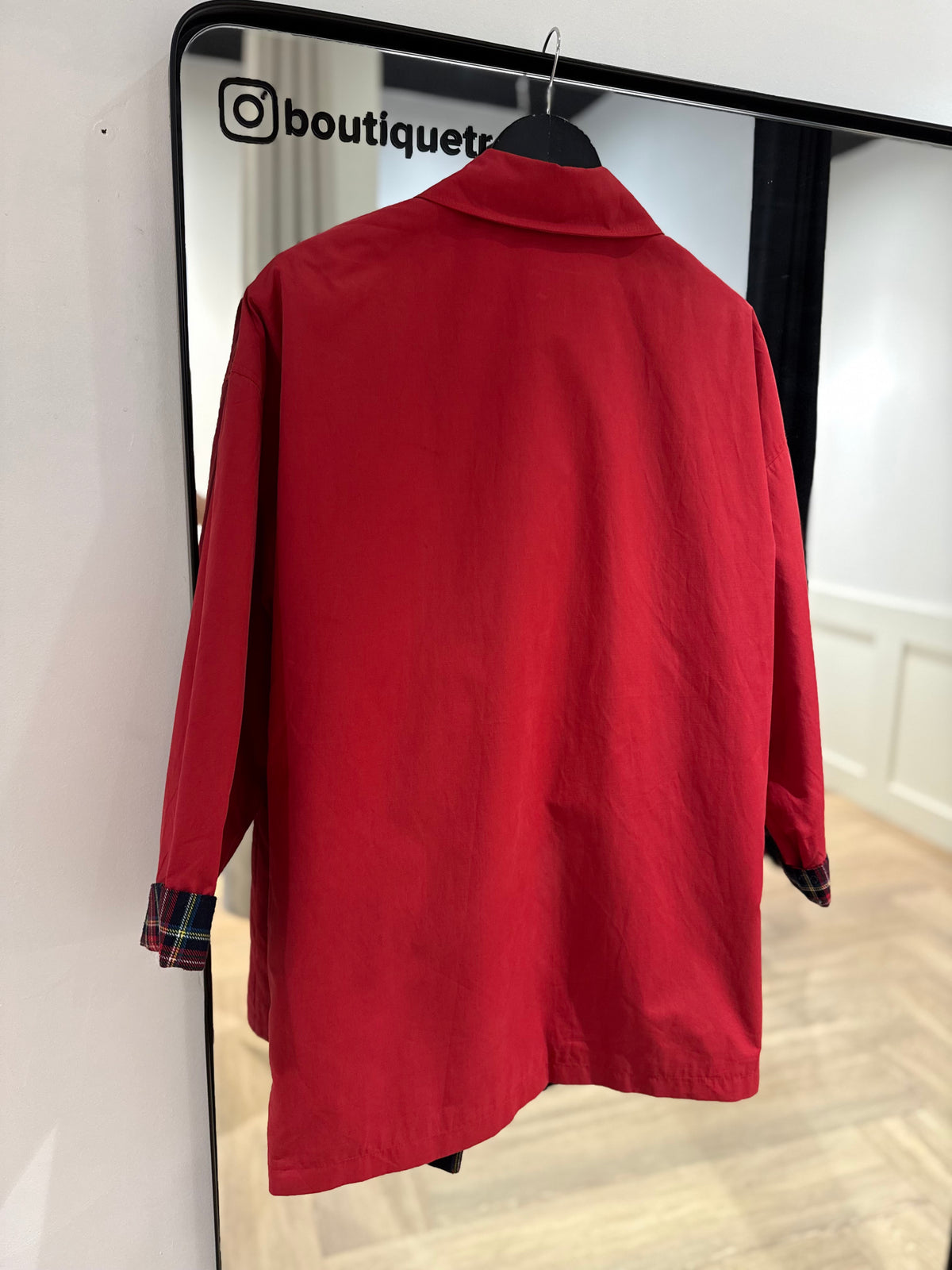 Manteau vintage rouge L