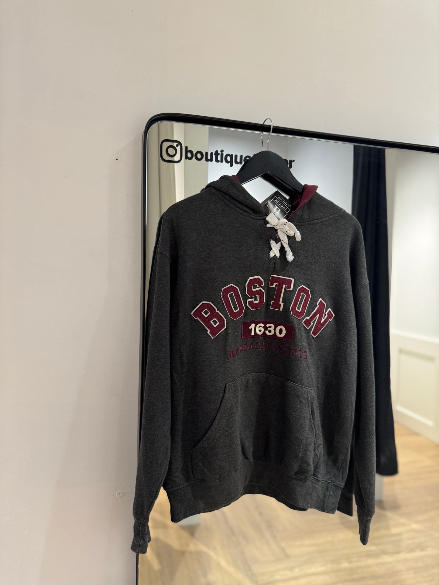 Sweat Boston à capuche M