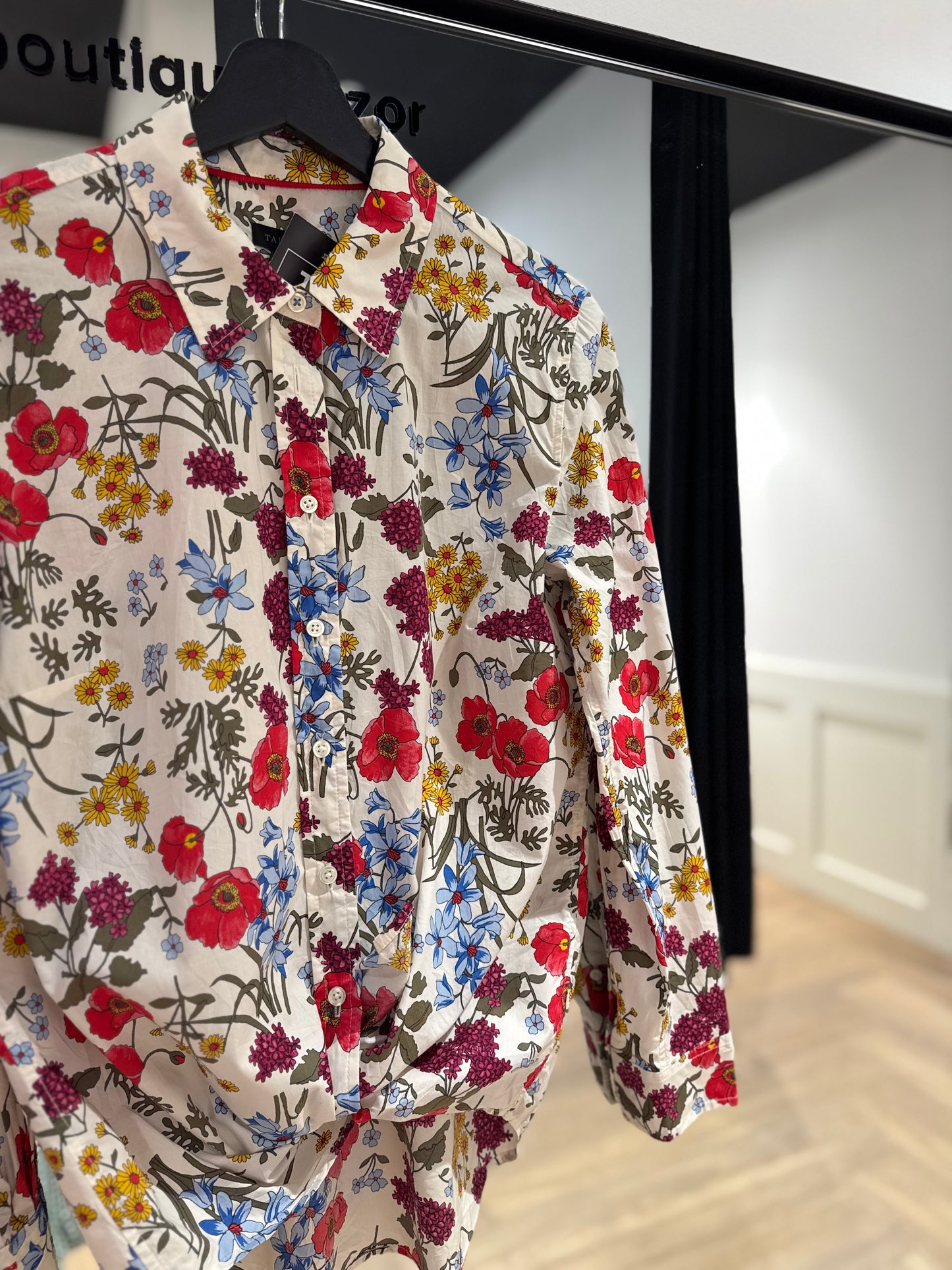 Chemise à fleurs S