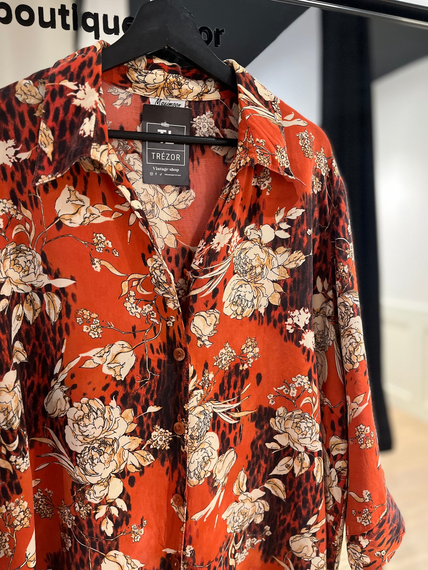 Blouse à fleurs 3XL