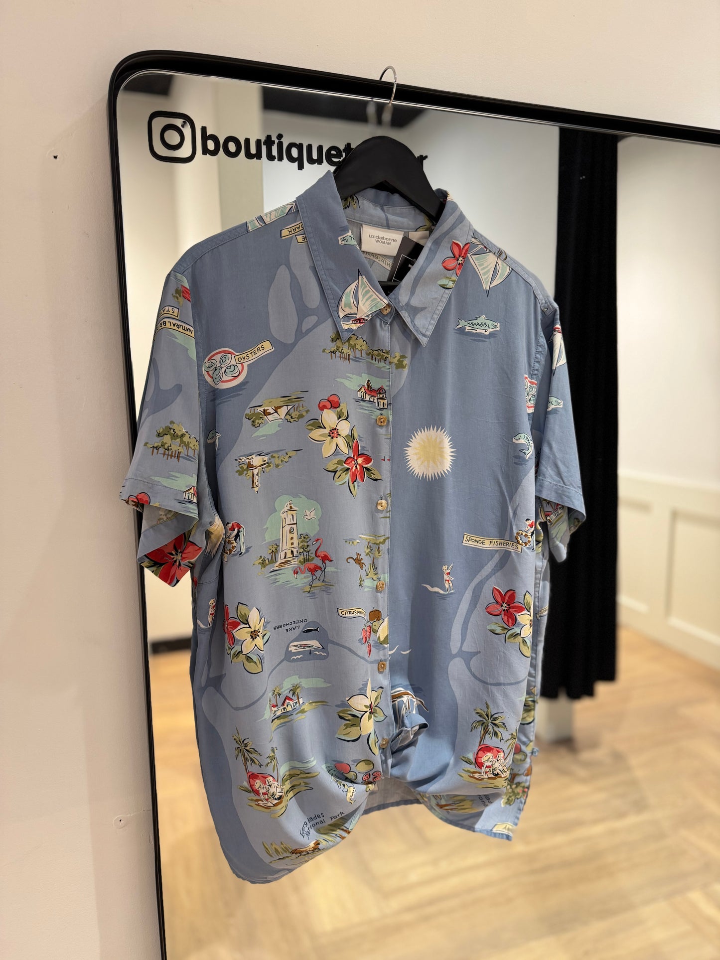 Blouse d’été hawaïenne XXL