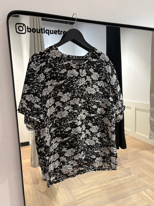 Blouse légère à fleurs S