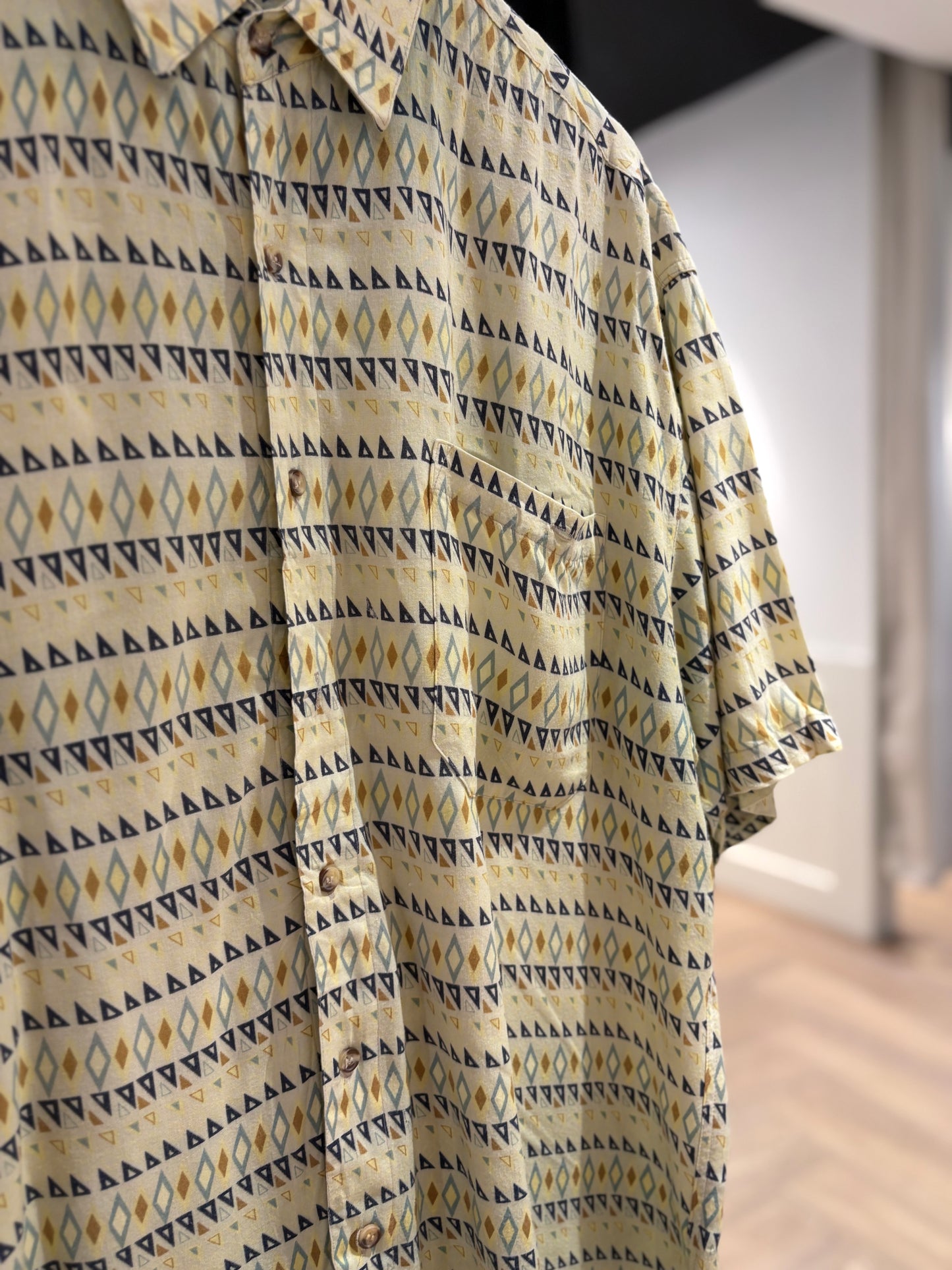 Chemise vintage homme à motifs XL
