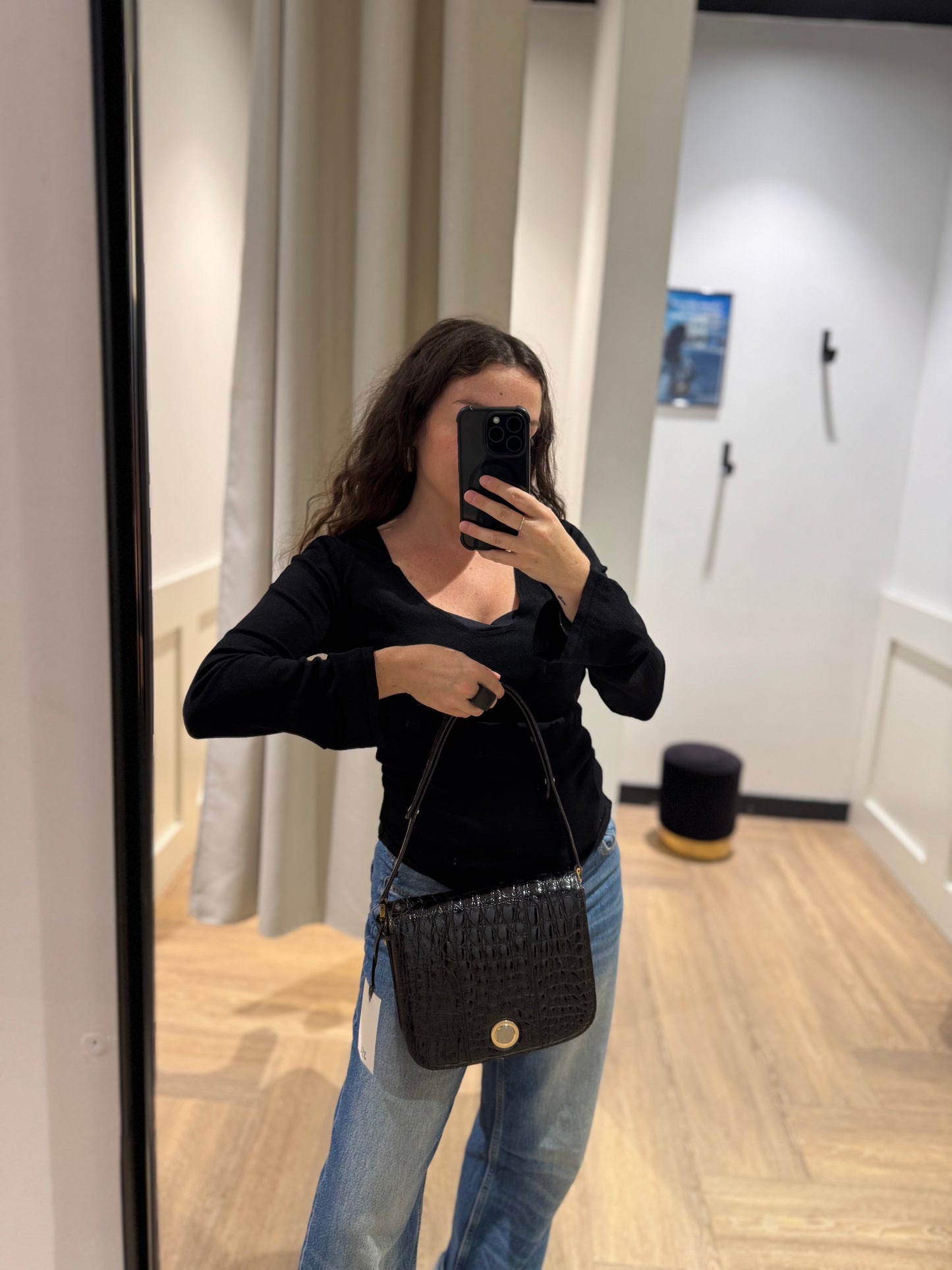 Sac à main vintage vernis