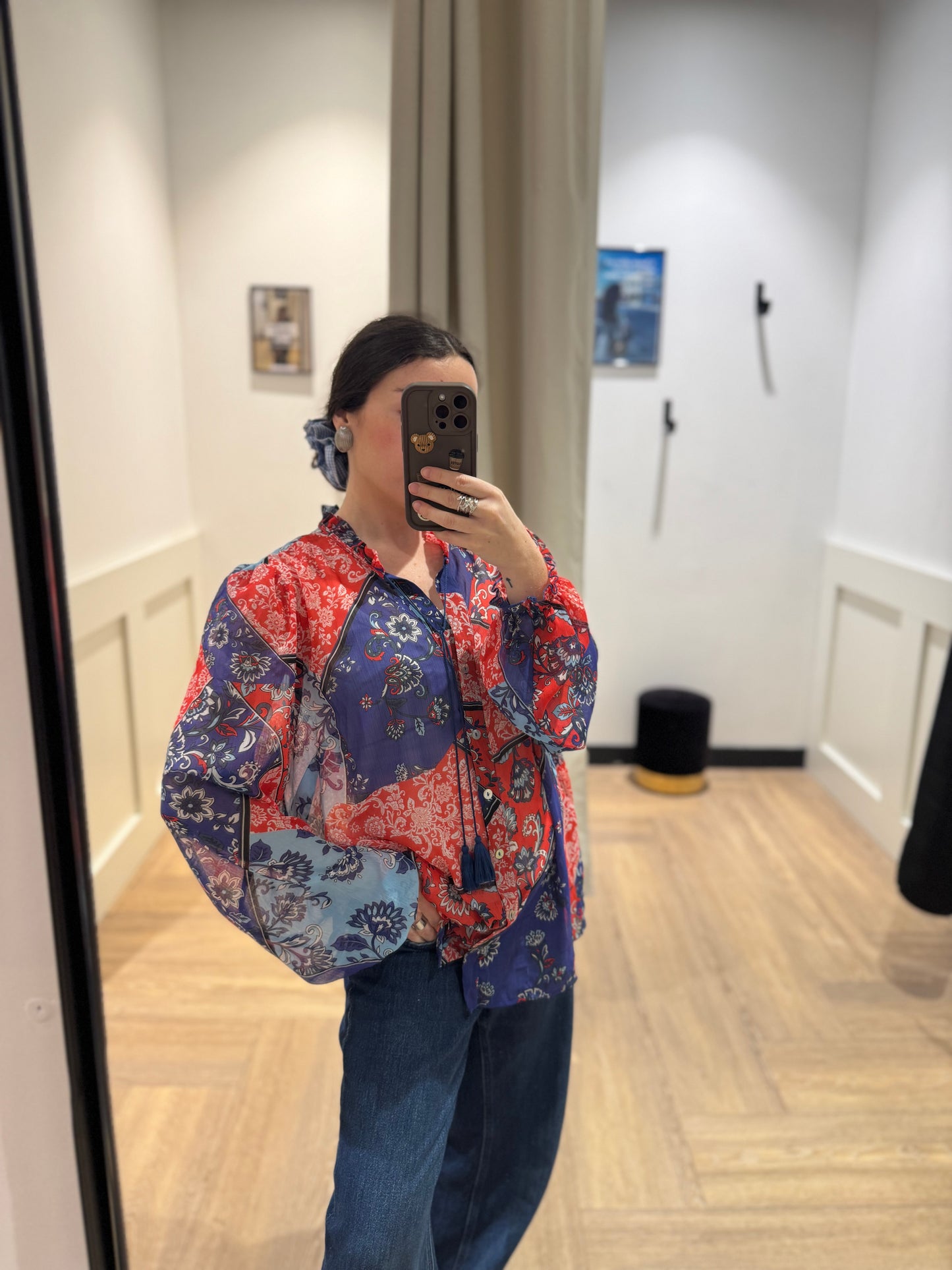 Blouse à motifs XL