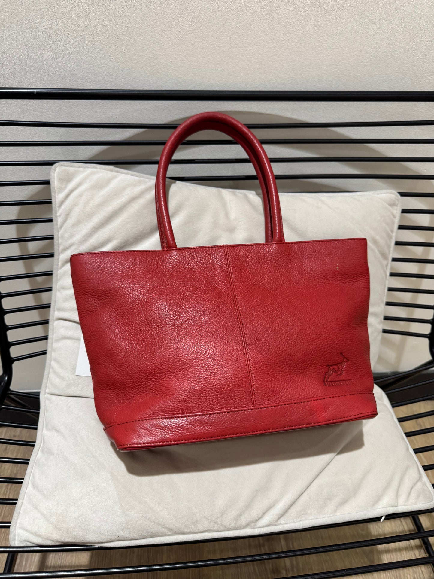 Sac à main vintage rouge