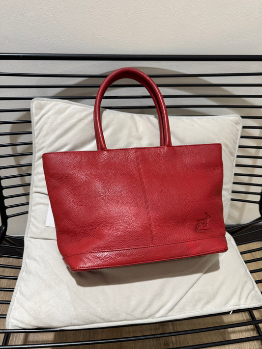 Sac à main vintage rouge