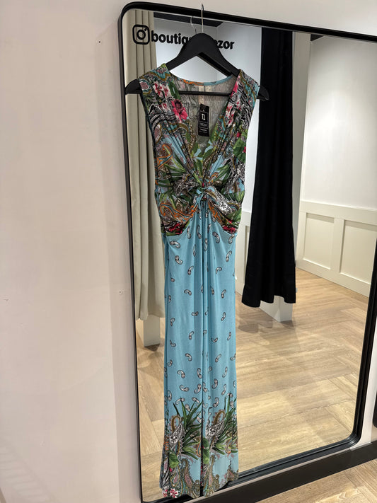 Robe longue à motifs L