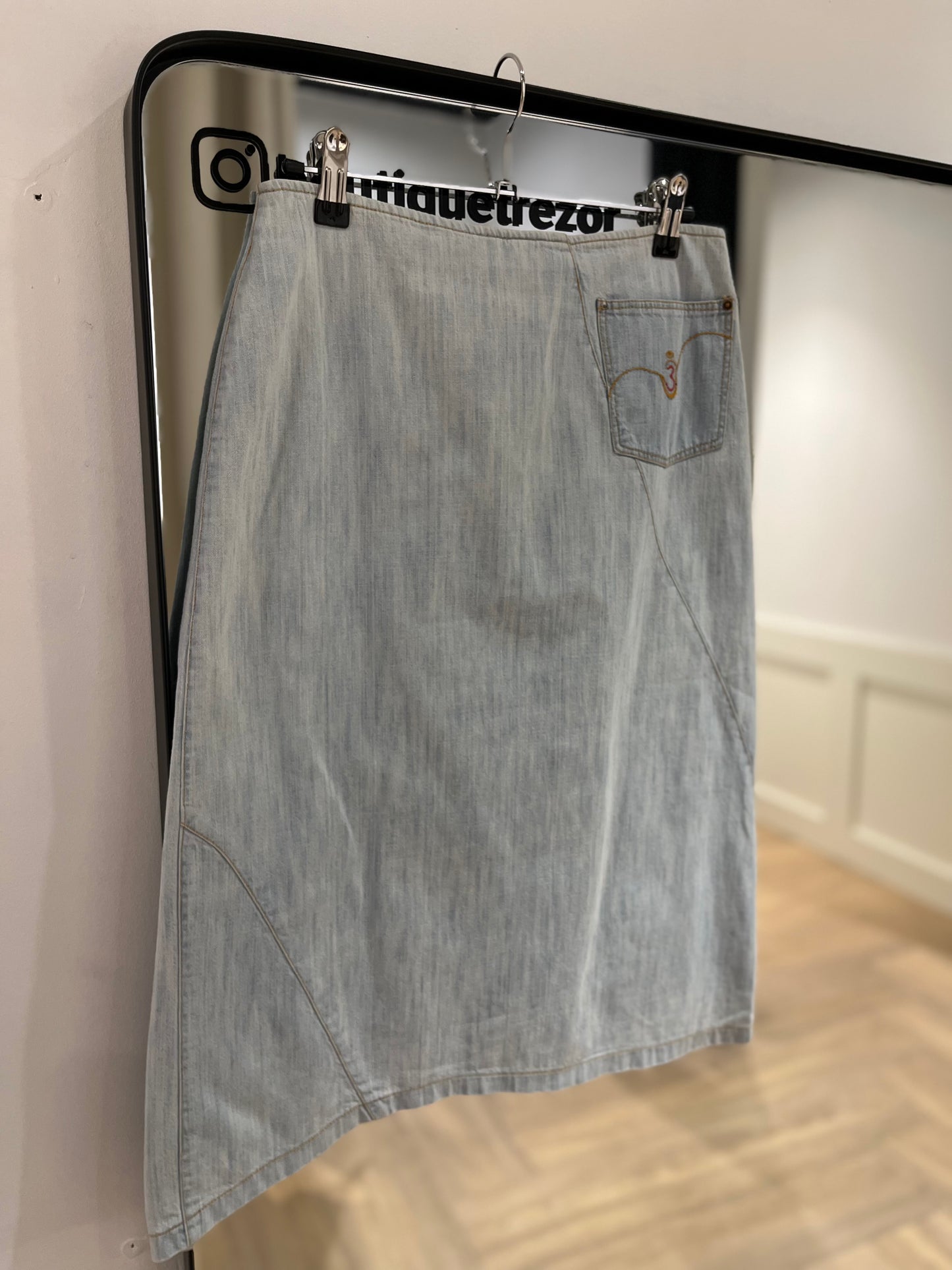 Jupe en jean vintage 34