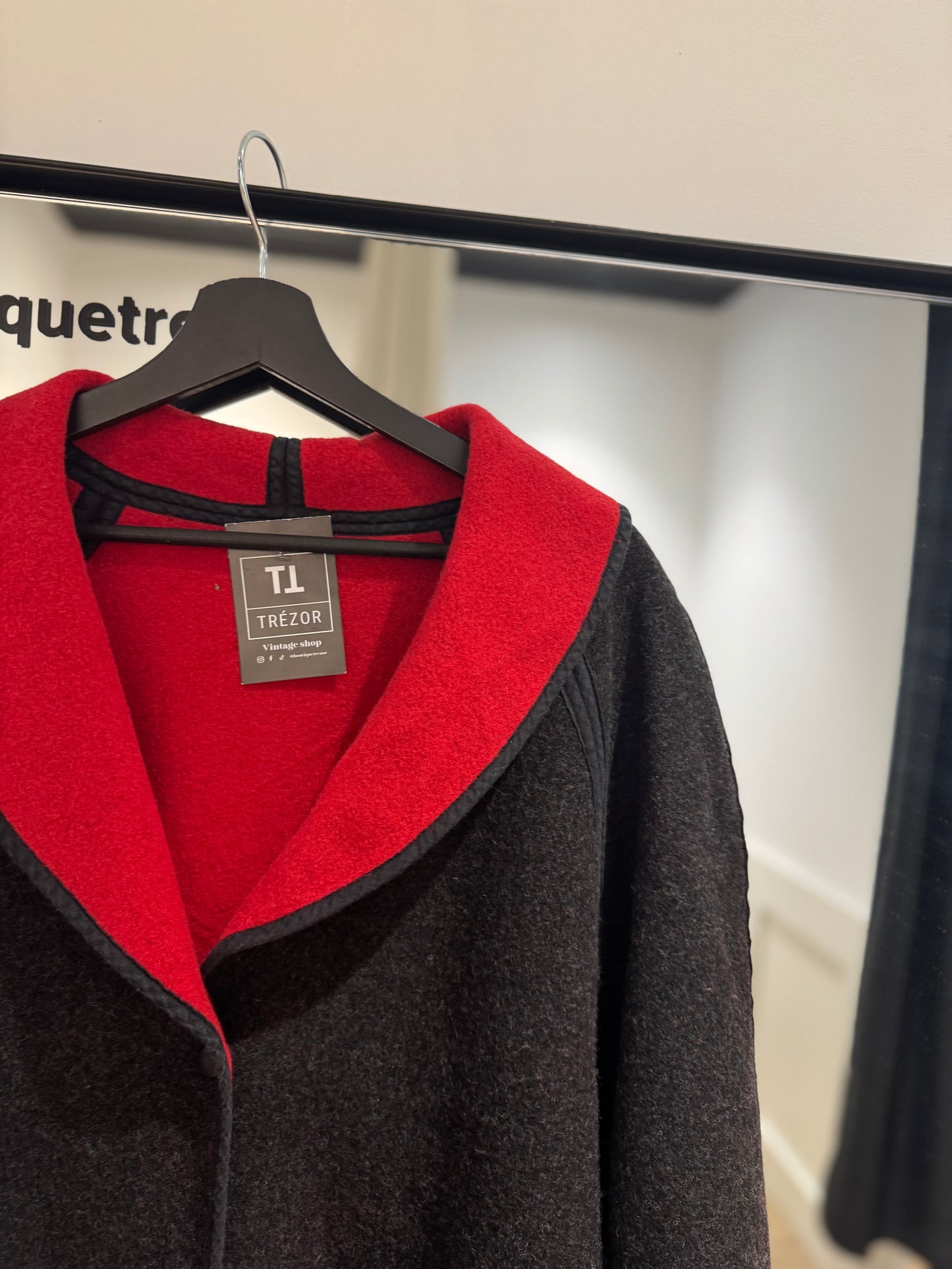 Manteau réversible XXL