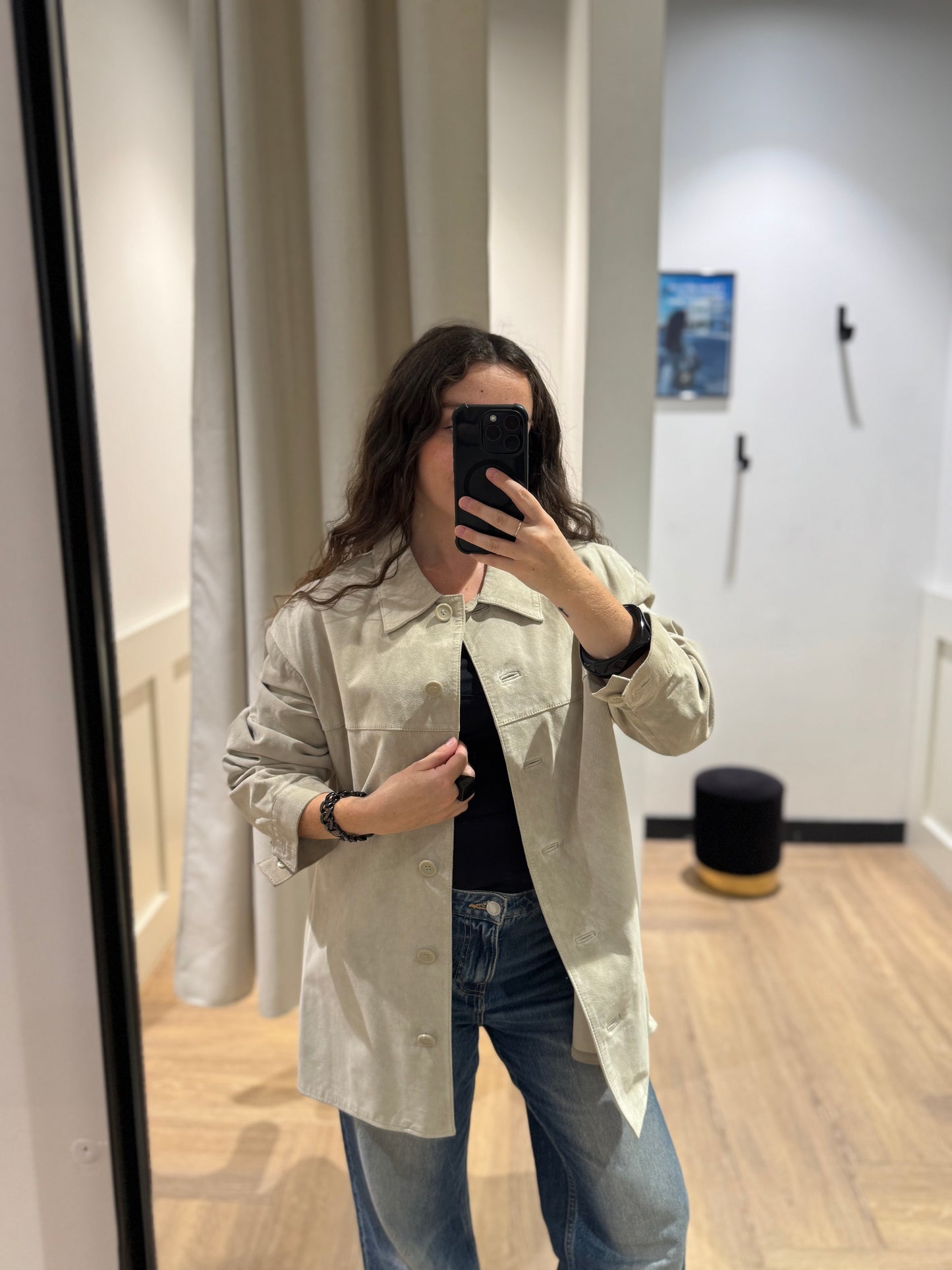 Veste en cuir XL