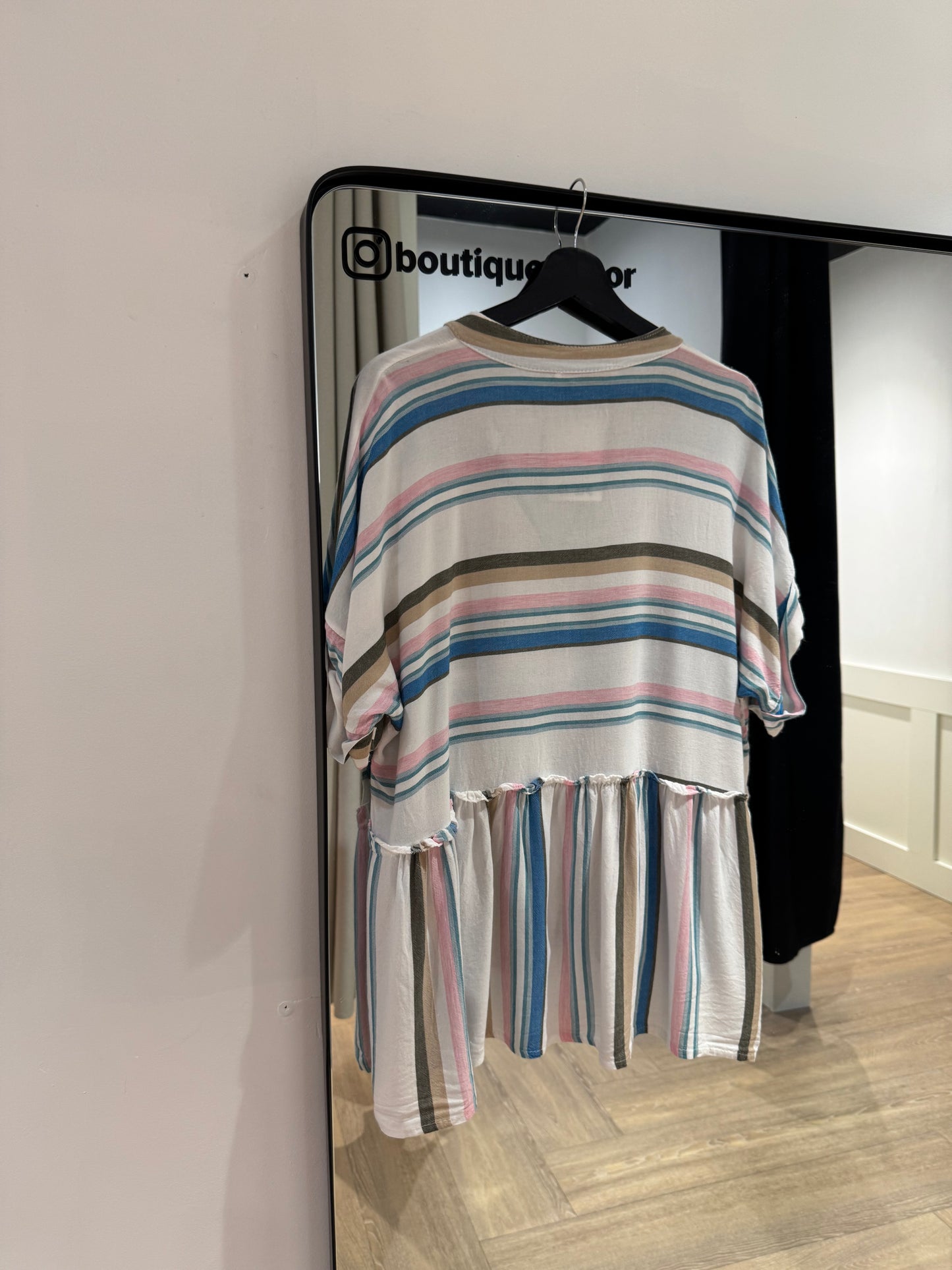 Blouse à rayures M