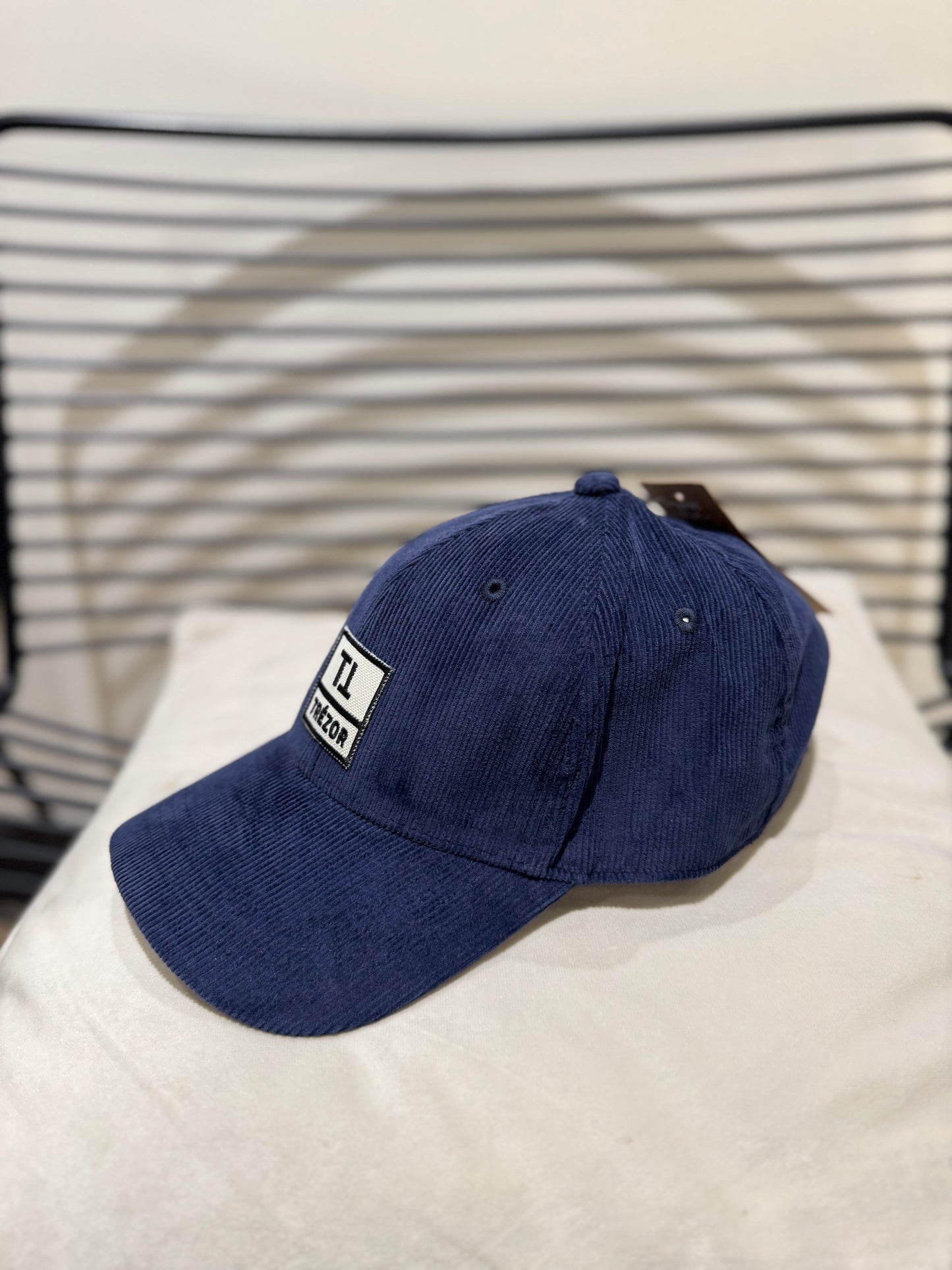 Casquette en velours Trézor