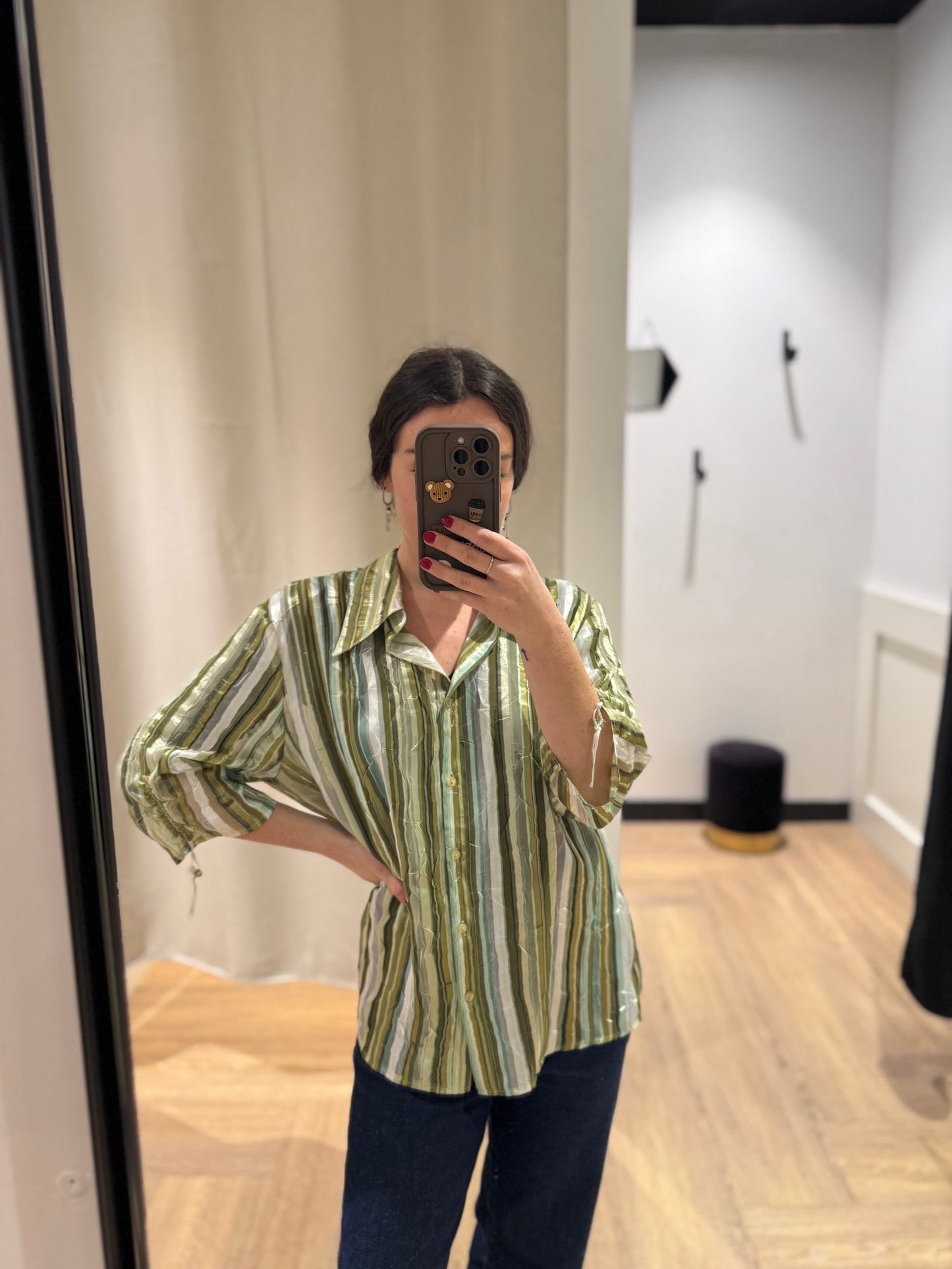 Blouse à rayures M/L