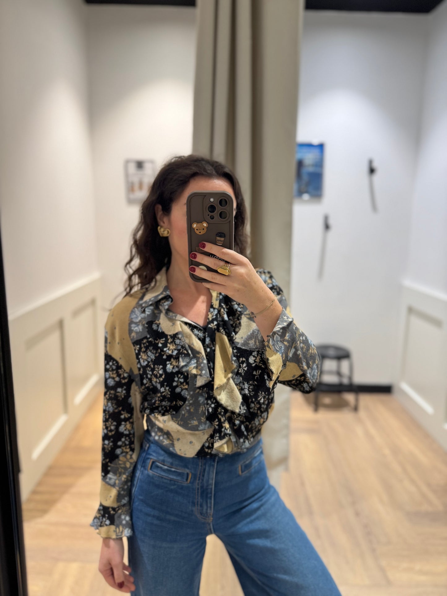 Blouse à motifs M