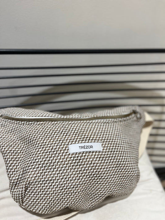 Sac banane fait main grand format