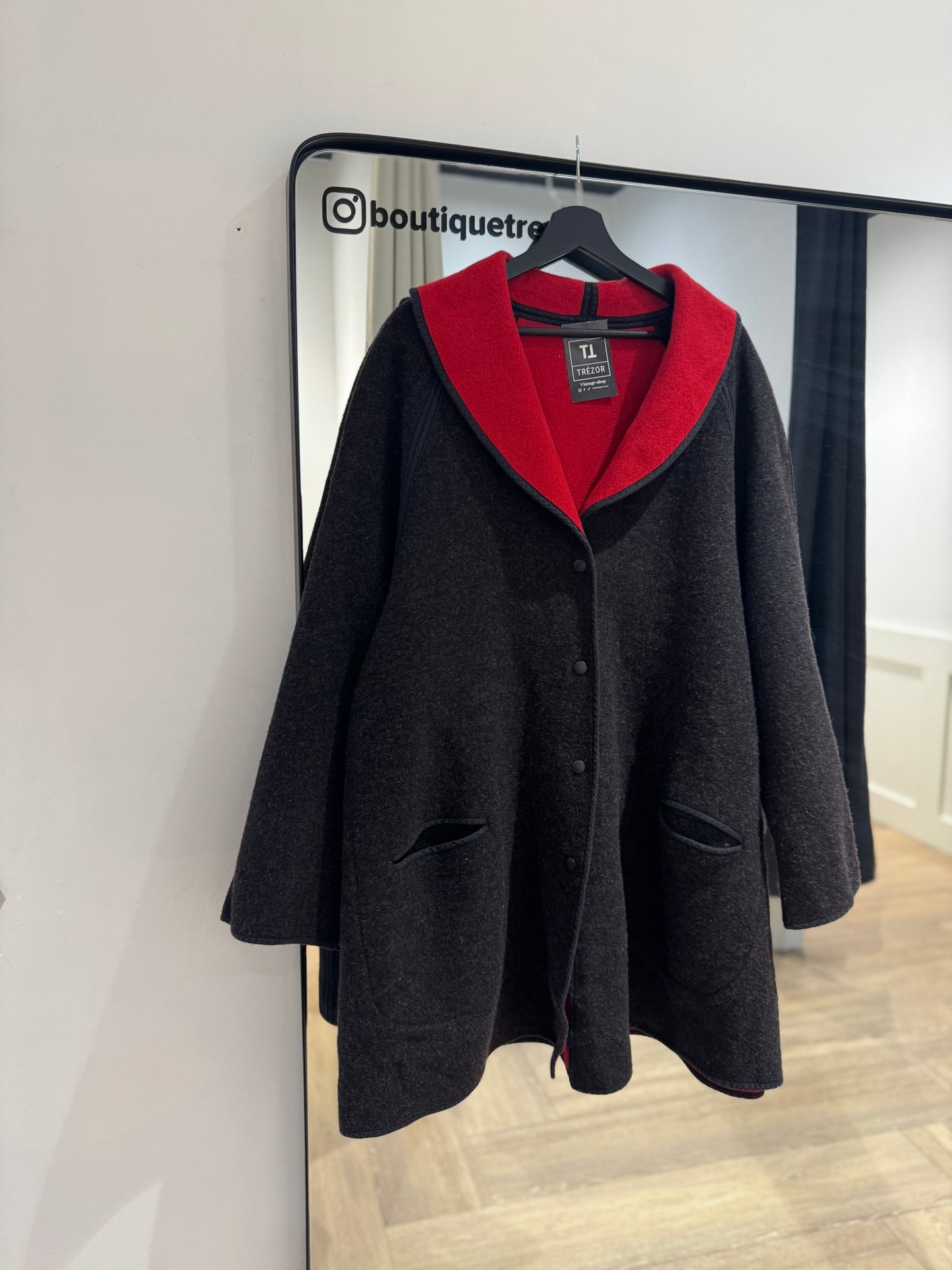 Manteau réversible XXL